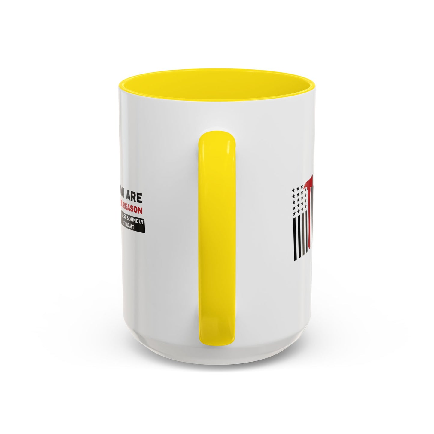 Firefighter Accent Coffee Mug – You are the reason we sleep soundly at night