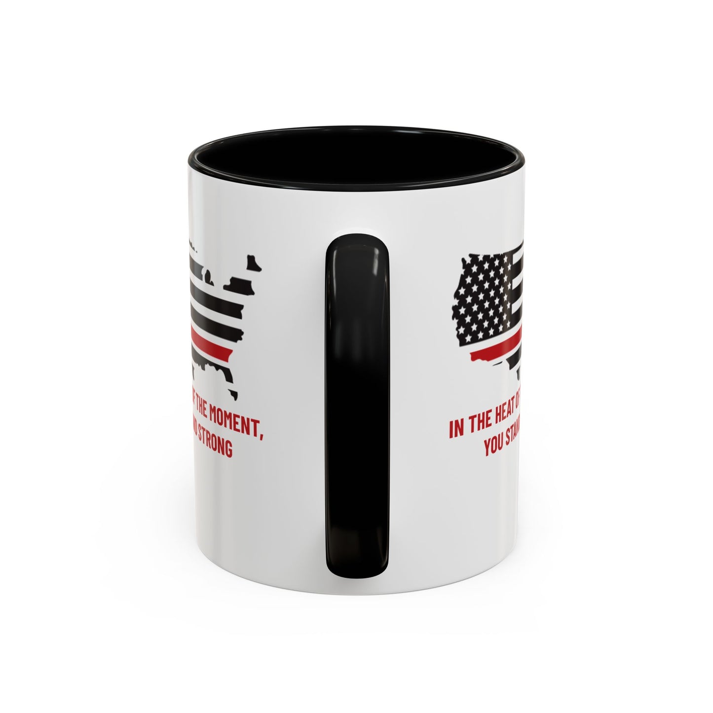Firefighter Accent Coffee Mug – In the heat of the moment, you stand strong