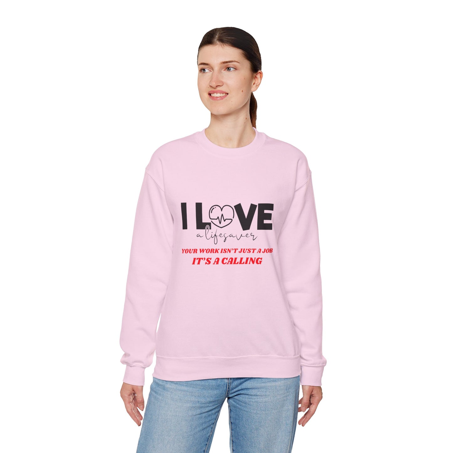 EMS Unisex Crewneck Sweatshirt – Your work isn’t just a job, it’s a calling
