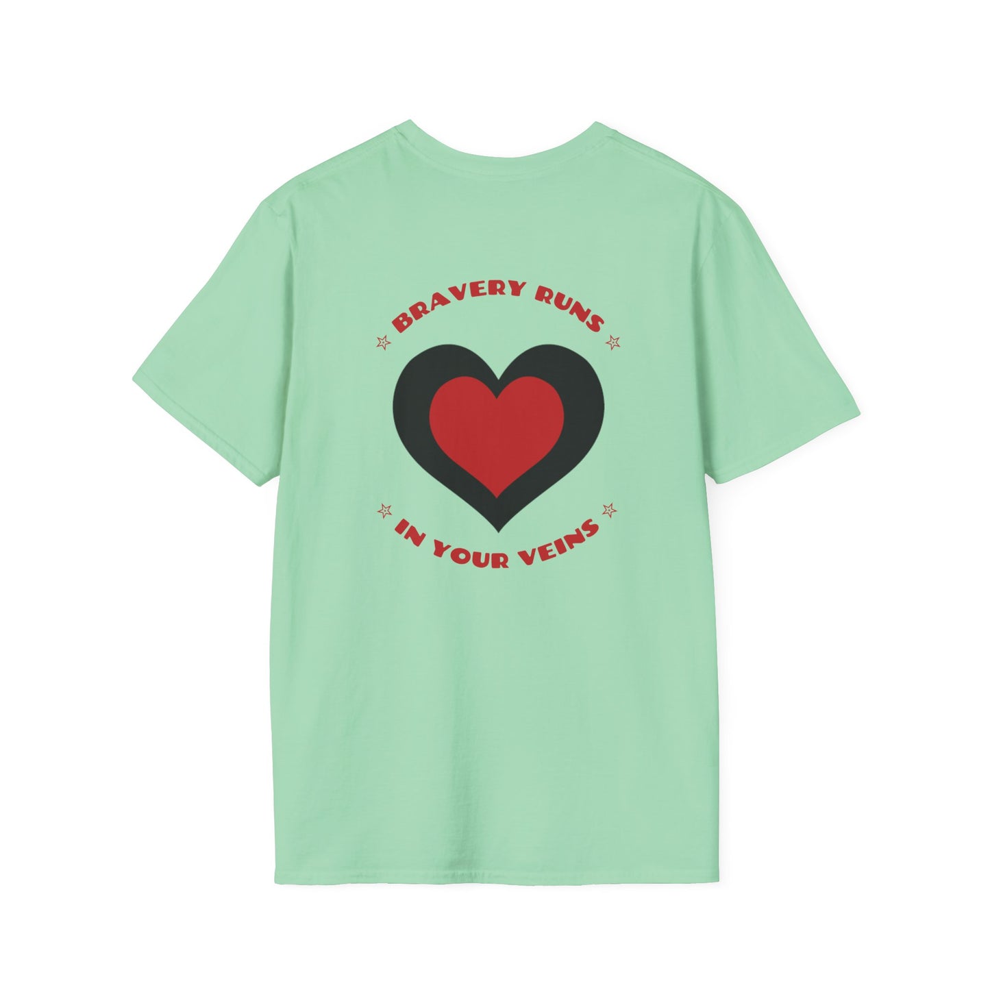 Firefighter Softstyle T-Shirt – Bravery runs in your veins