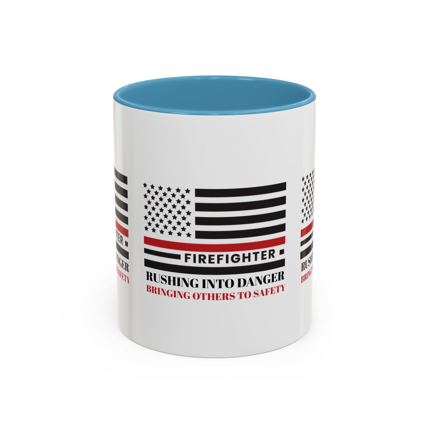 Firefighter Accent Coffee Mug – Rushing into danger, bringing others to safety