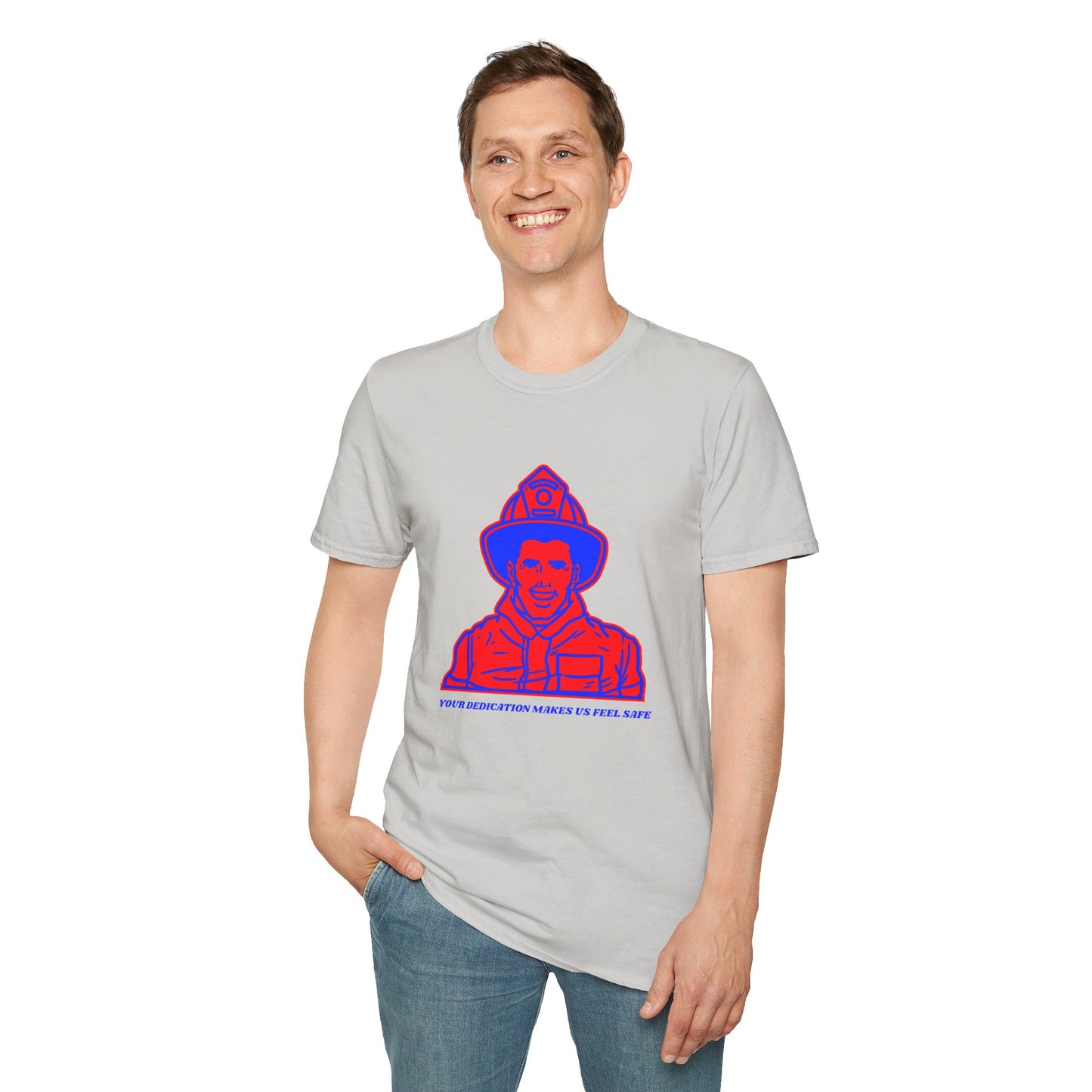 Firefighter Softstyle T-Shirt – Your dedication makes us feel safe