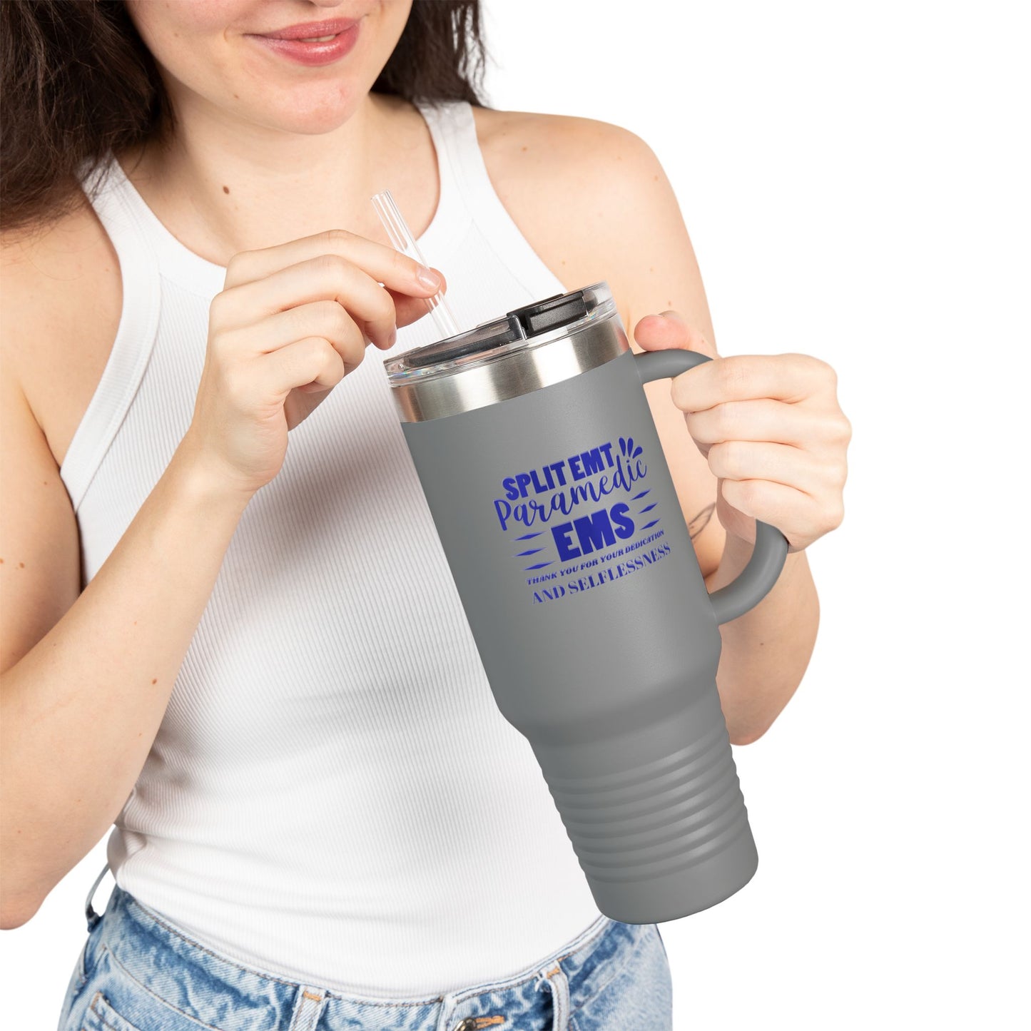 EMS Insulated Travel Mug, 40oz - Thank you for your dedication and selflessness