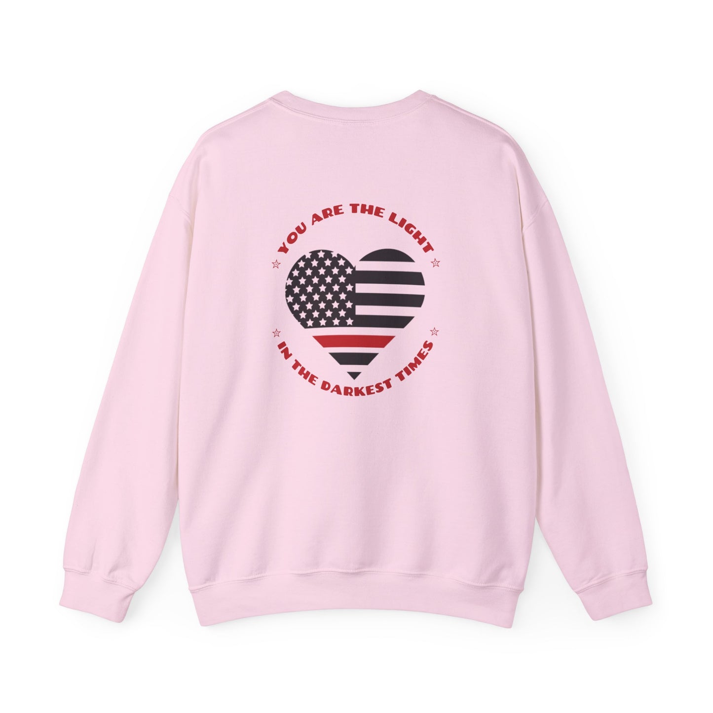 Firefighter Unisex Heavy Blend Crewneck Sweatshirt – You are the light in the darkest times