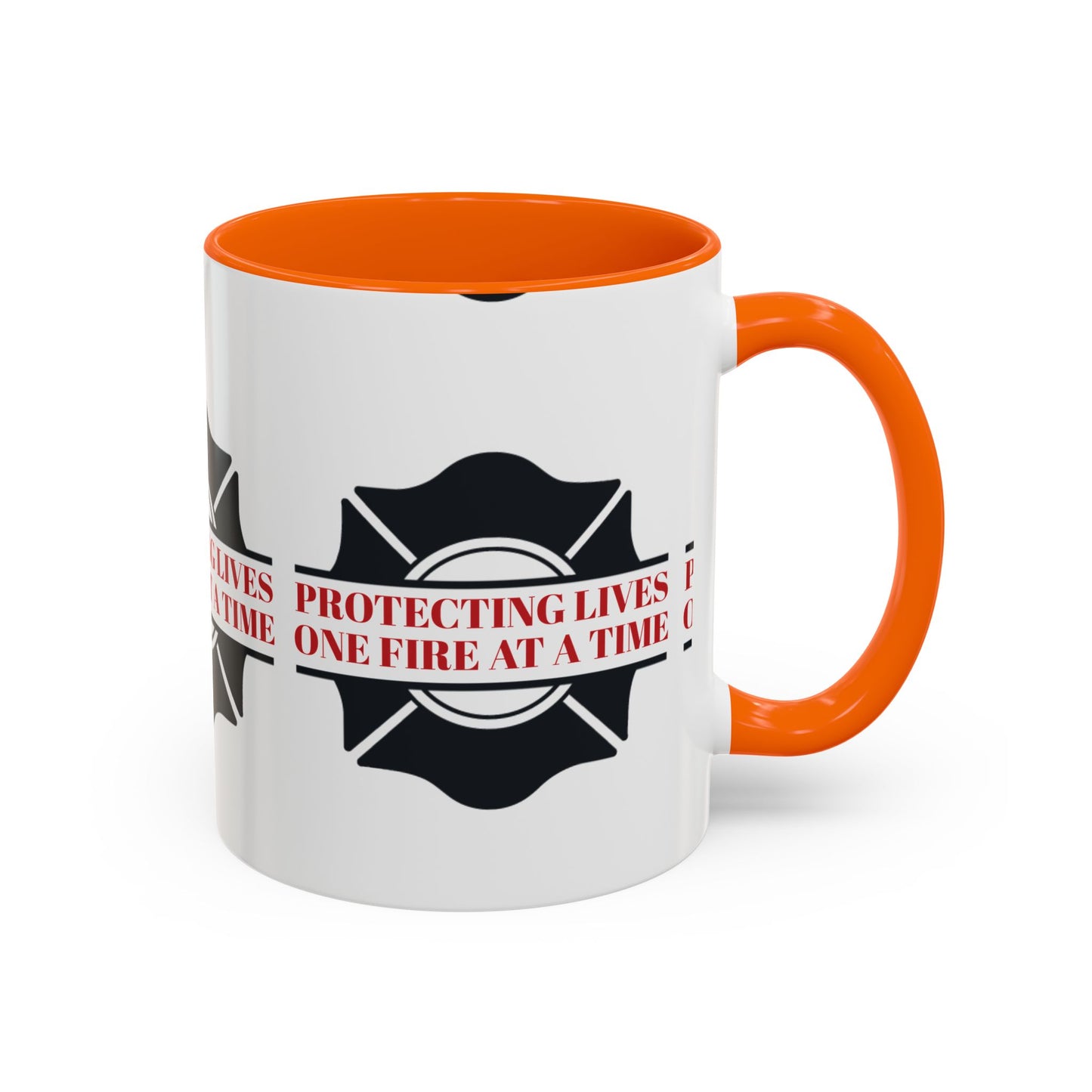 Firefighter Accent Coffee Mug – Protecting lives, one fire at a time