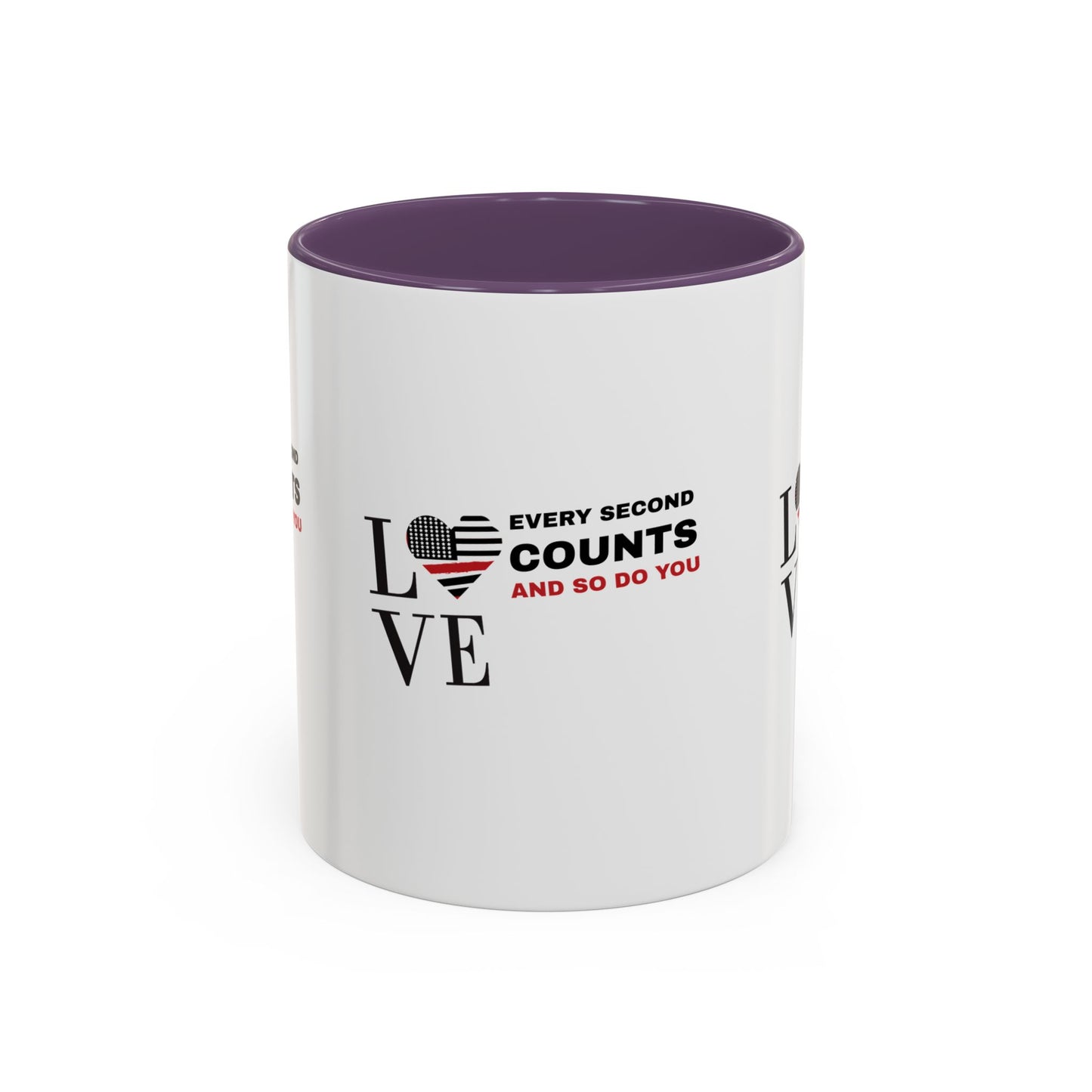 Firefighter Accent Coffee Mug – Every second counts, and so do you