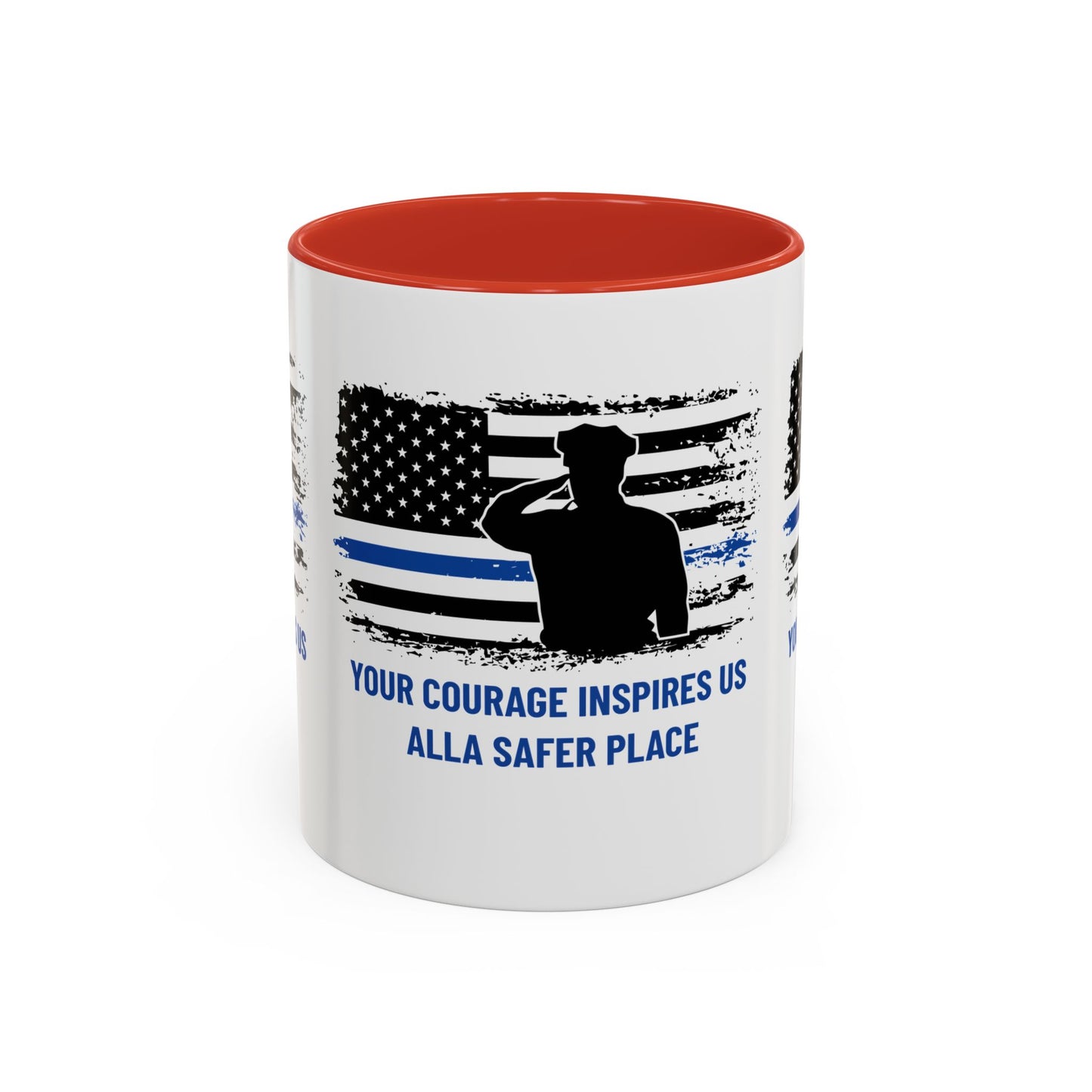 Police Accent Coffee Mug – Your courage inspires us all