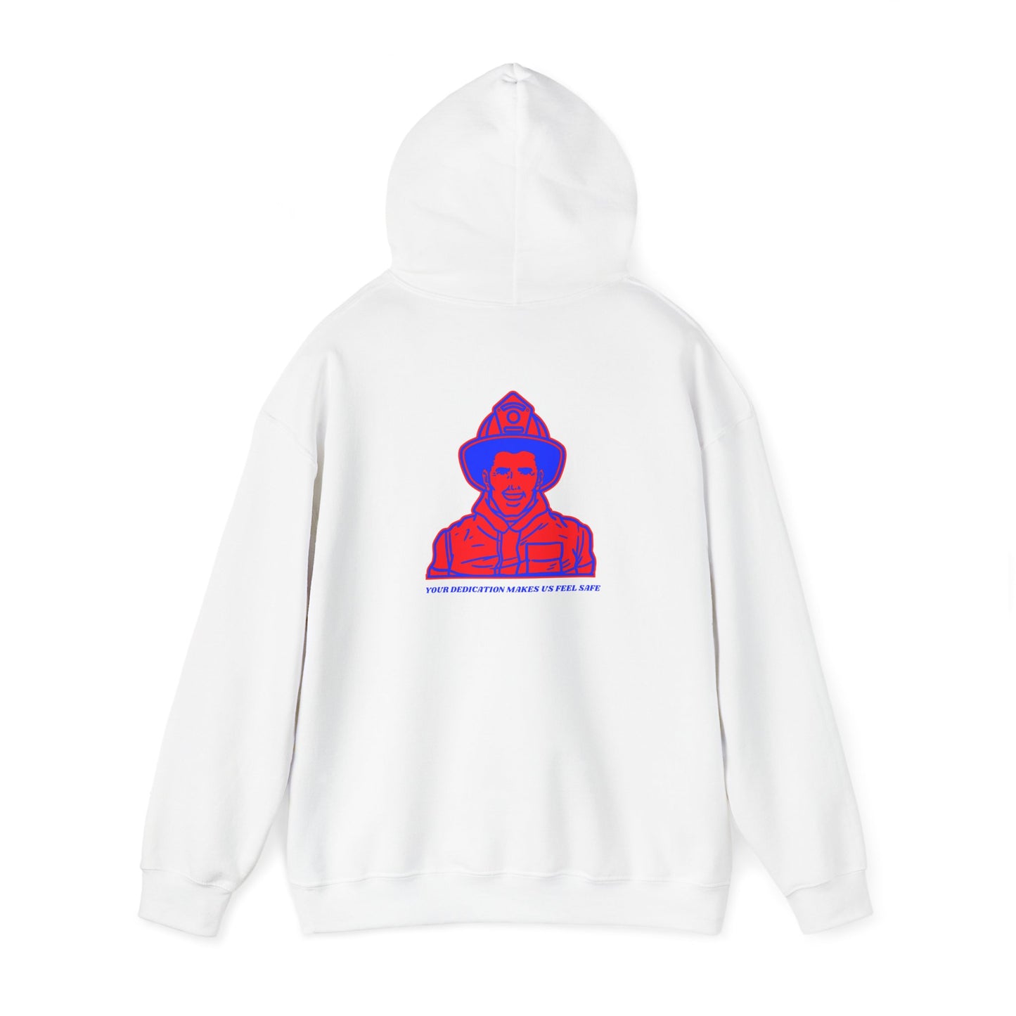 Firefighter Hooded Sweatshirt – Your dedication makes us feel safe