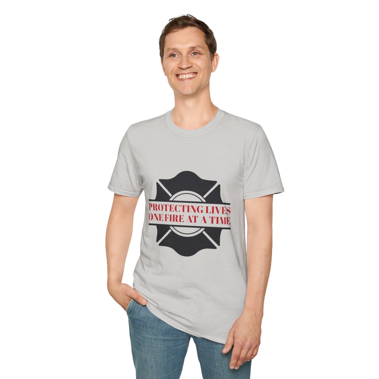 Firefighter Softstyle T-Shirt – Protecting lives, one fire at a time