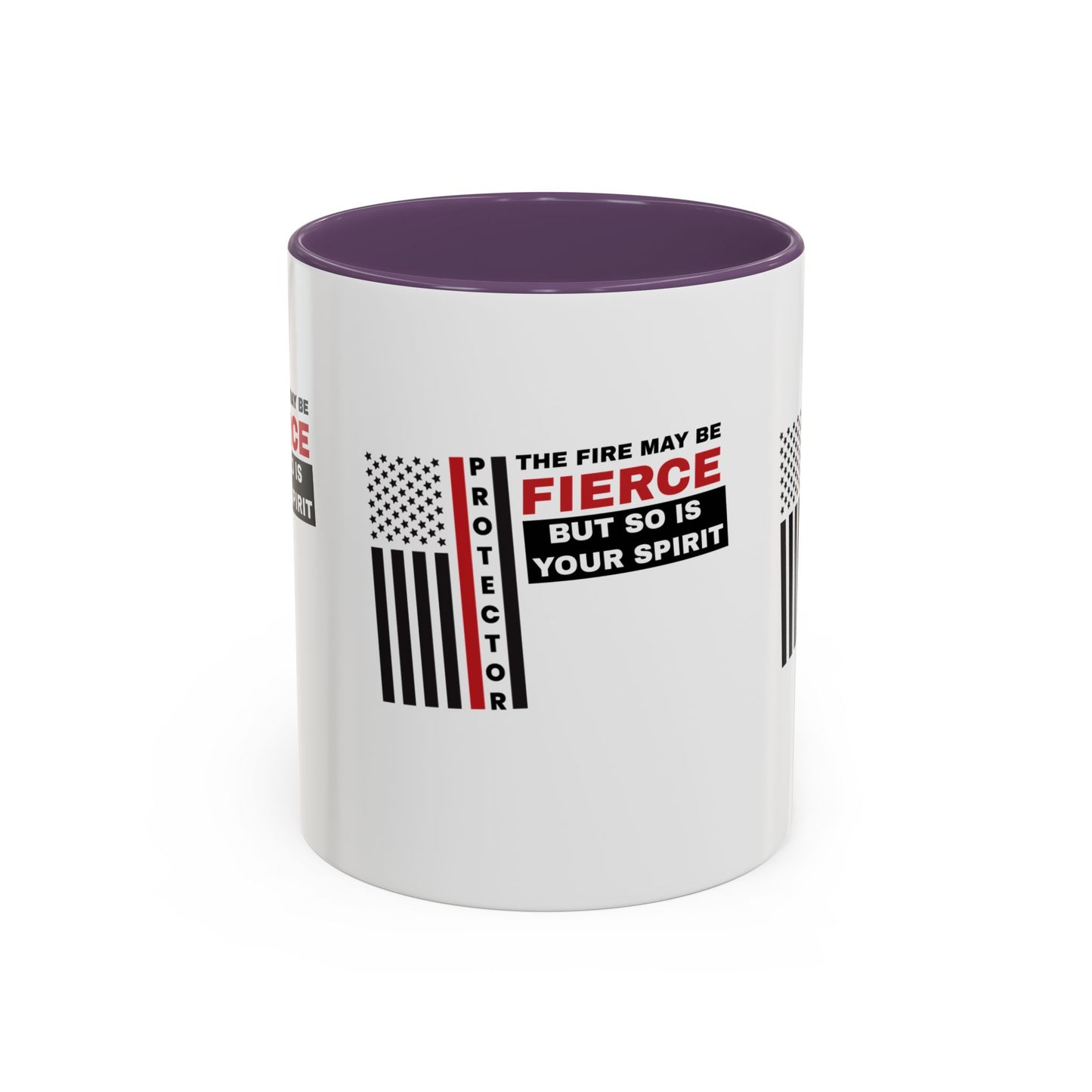 Firefighter Accent Coffee Mug – The fire may be fierce, but so is your spirit