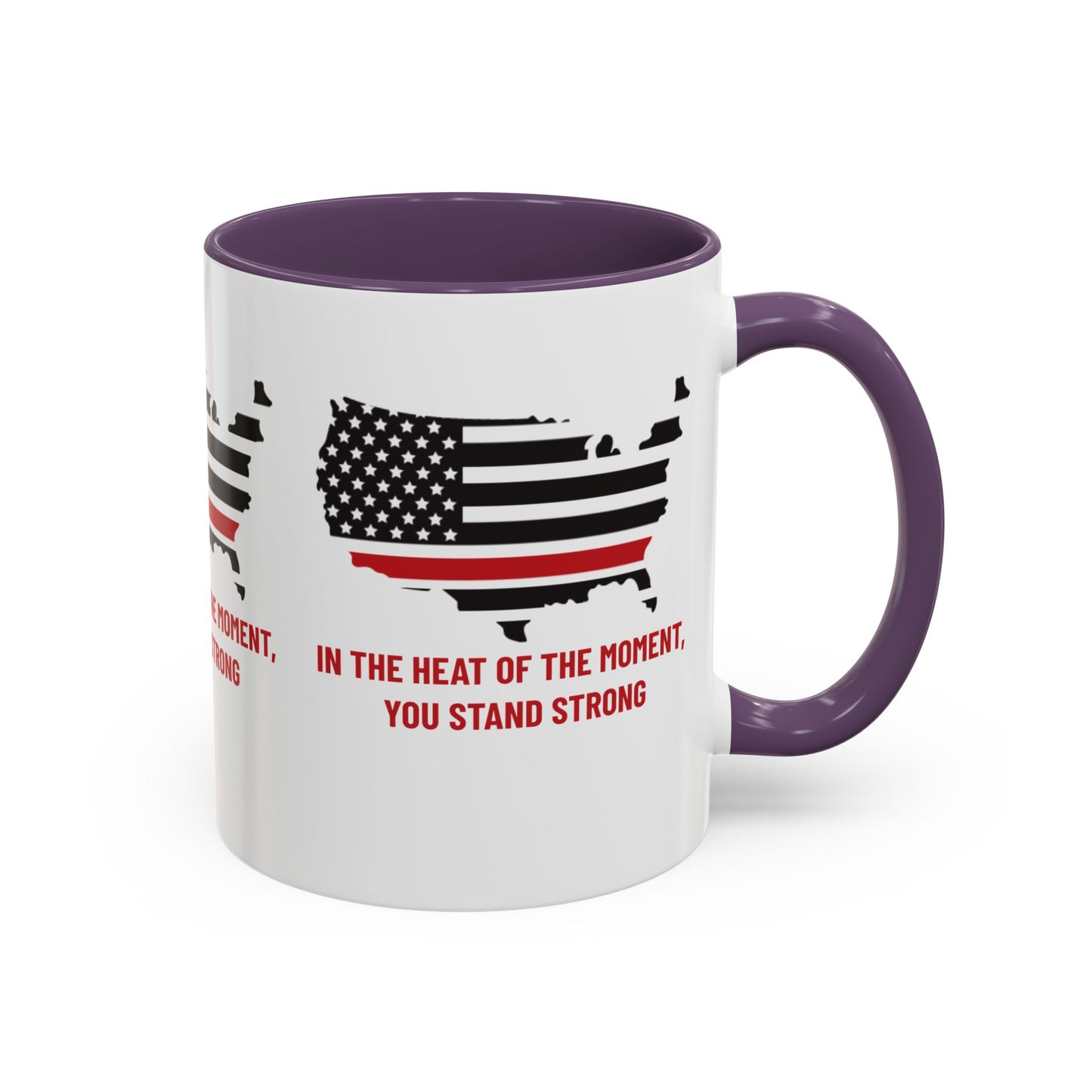 Firefighter Accent Coffee Mug – In the heat of the moment, you stand strong