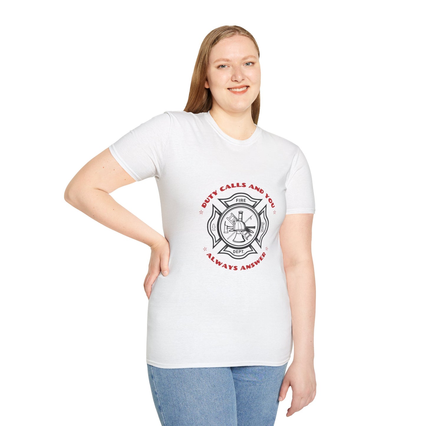 Firefighter Softstyle T-Shirt – Duty calls, and you always answer