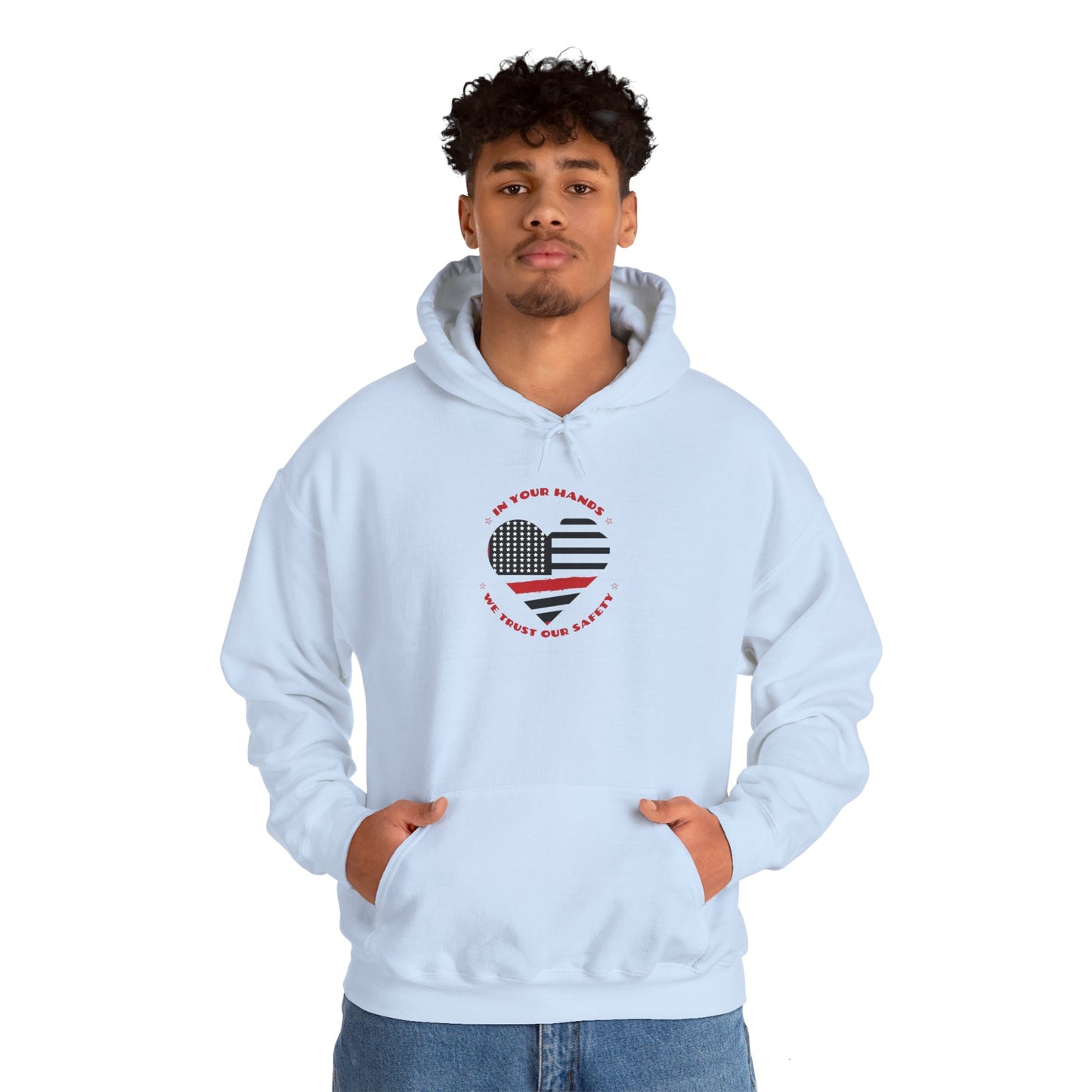 Firefighter Hooded Sweatshirt – In your hands, we trust our safety