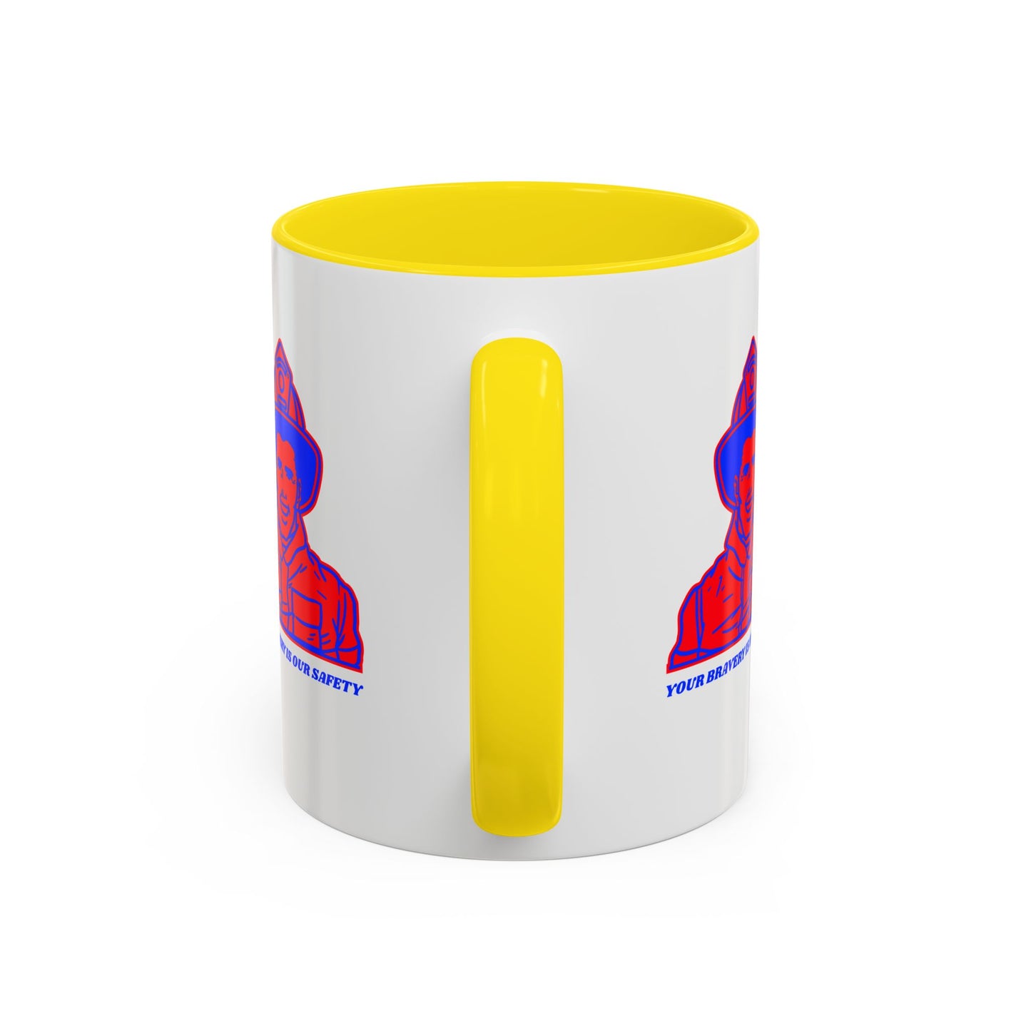 Firefighter Accent Coffee Mug – Your bravery is our safety