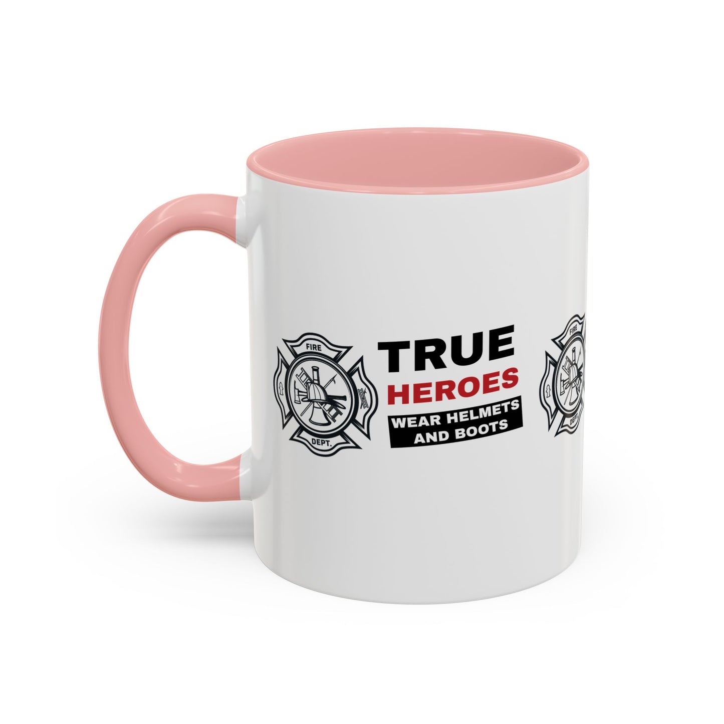 Firefighter Accent Coffee Mug – True heroes wear helmets and boots