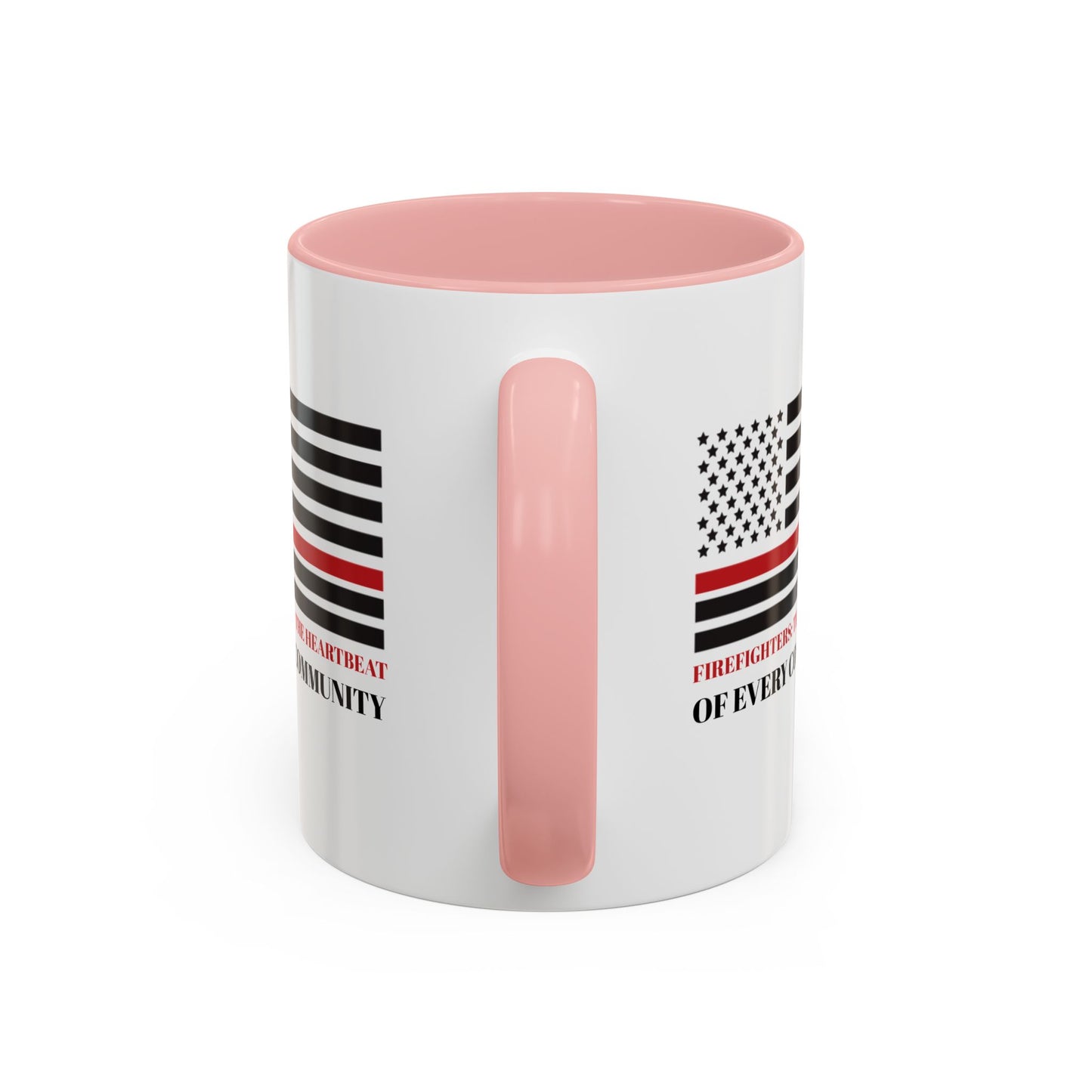 Firefighter Accent Coffee Mug – Firefighters: The heartbeat of every community