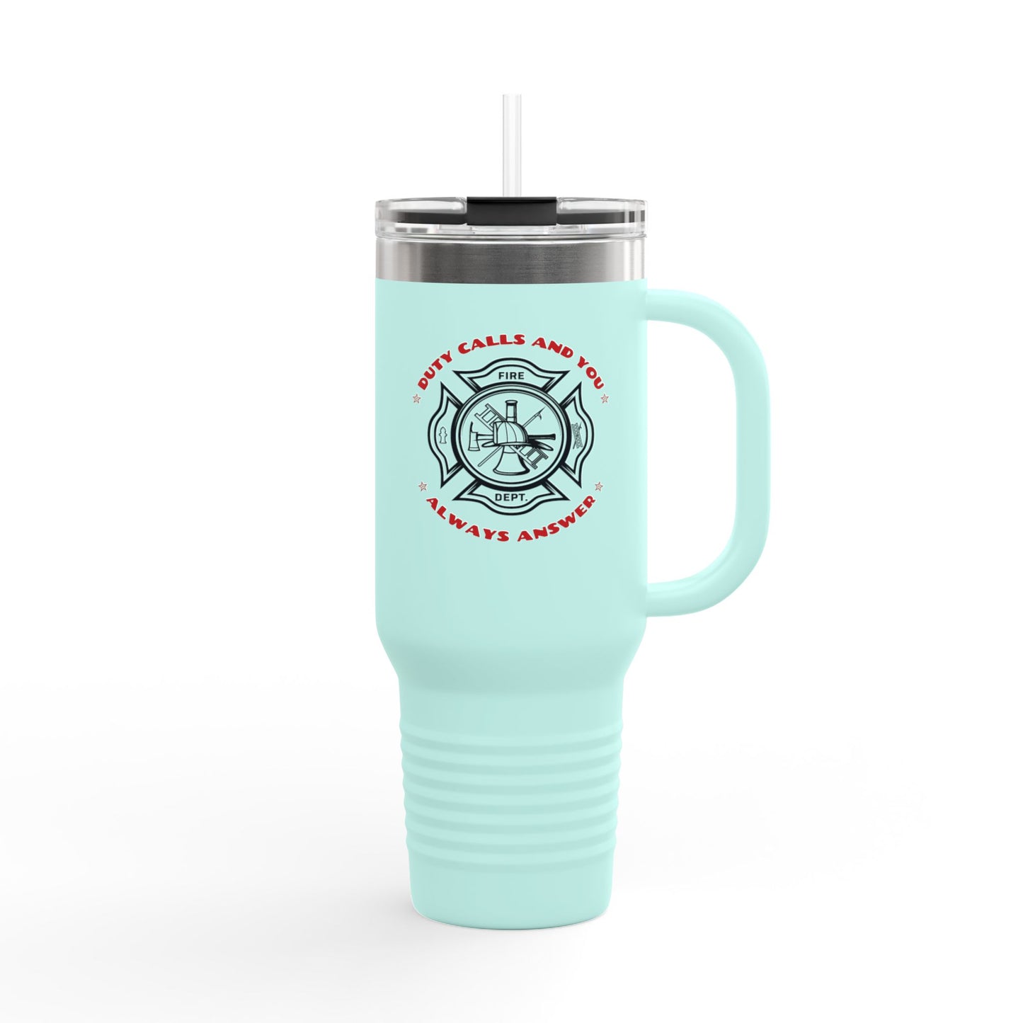 Firefighter Insulated Travel Mug, 40oz – Duty calls, and you always answer