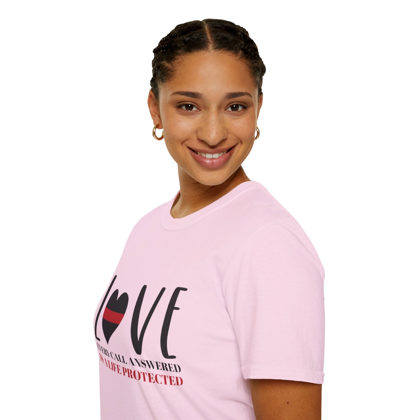 Firefighter Softstyle T-Shirt – Every call answered is a life protected