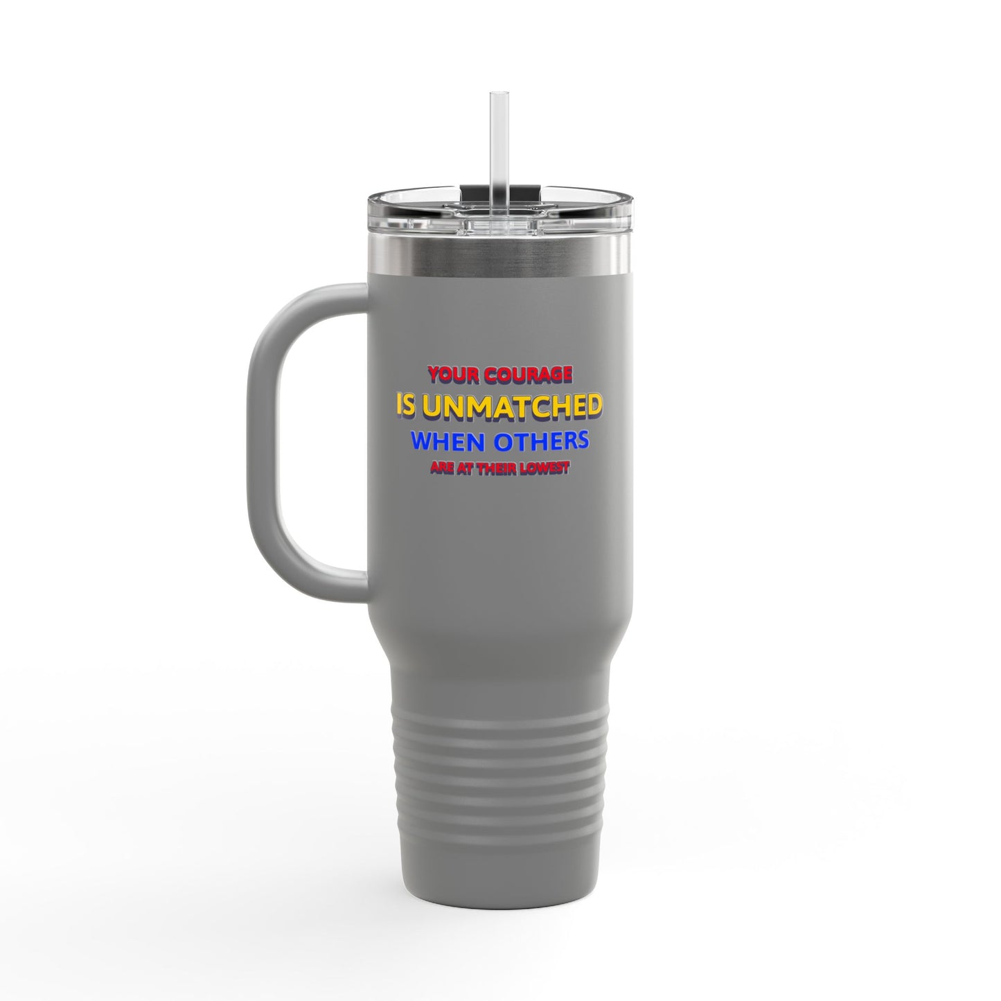 EMS Insulated Travel Mug, 40oz - Your courage is unmatched when others are at their lowest
