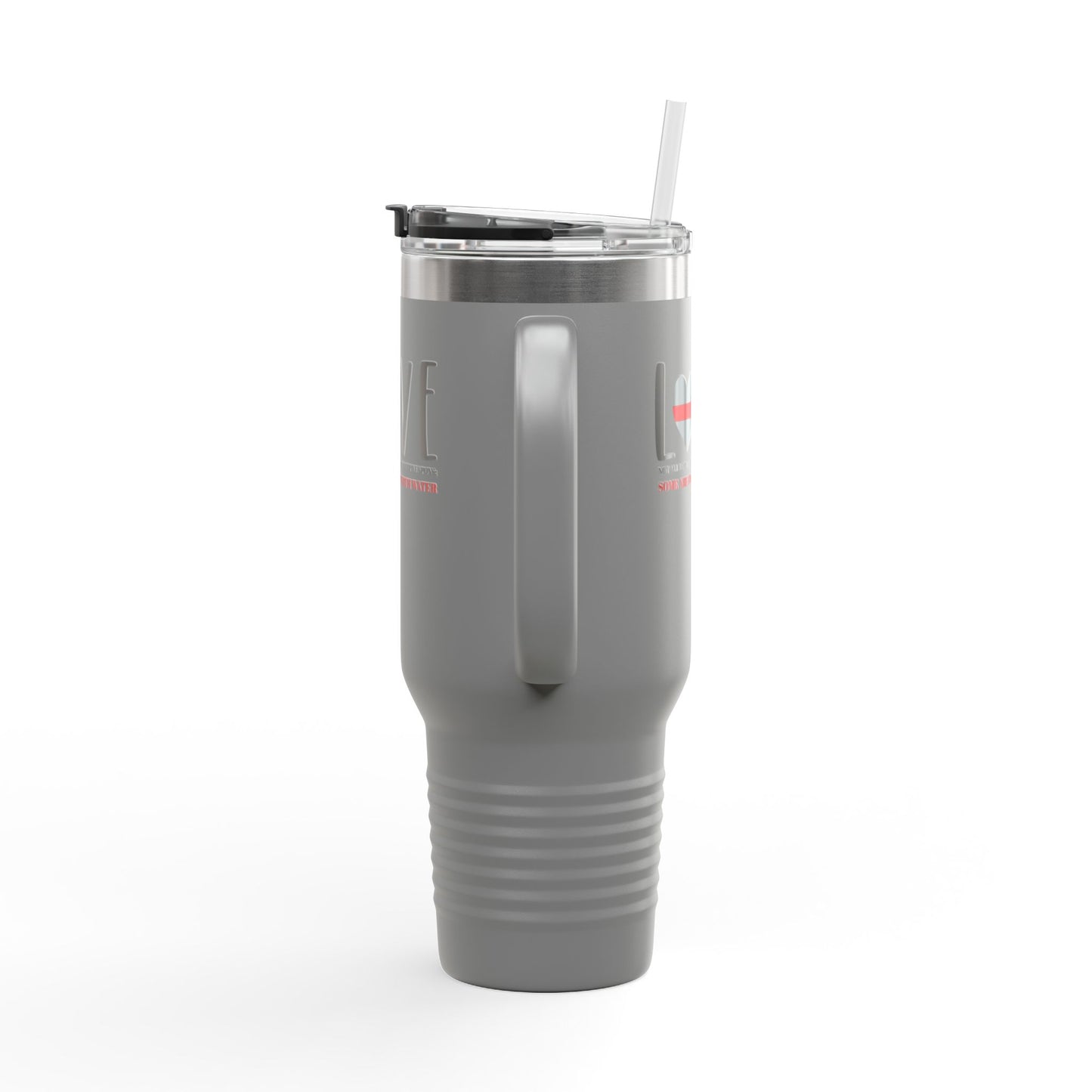 Firefighter Insulated Travel Mug, 40oz – Not all battles are fought with weapons; some are fought with water