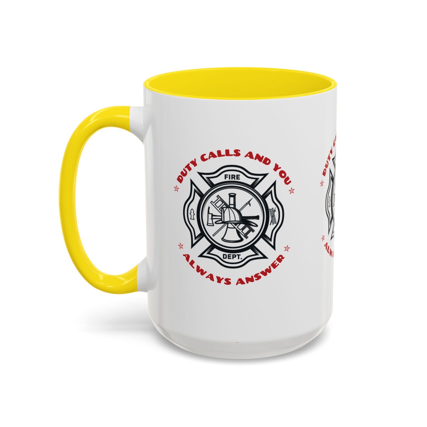 Firefighter Accent Coffee Mug – Duty calls, and you always answer