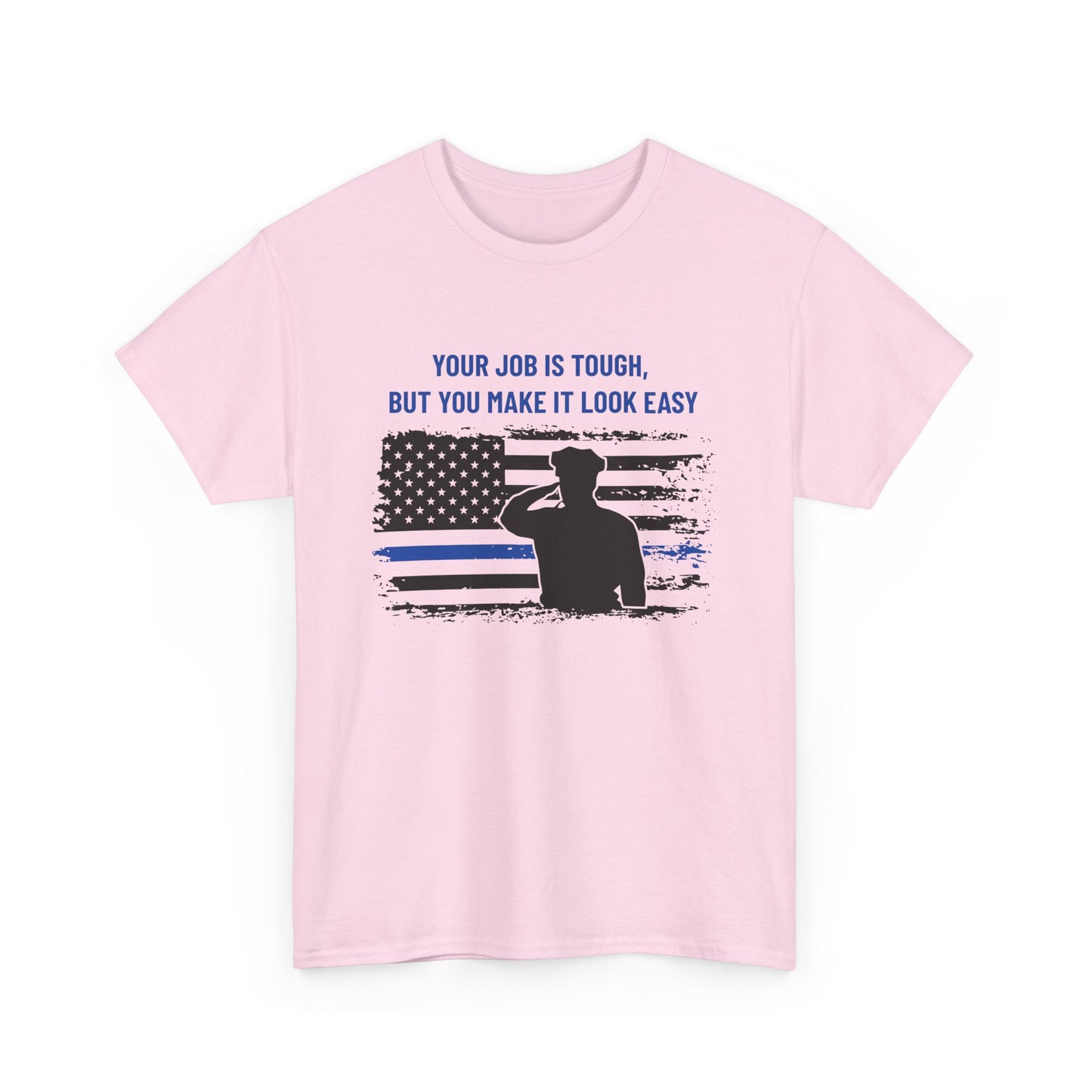 Police Heavy Cotton Tee – Your job is tough, but you make it look easy