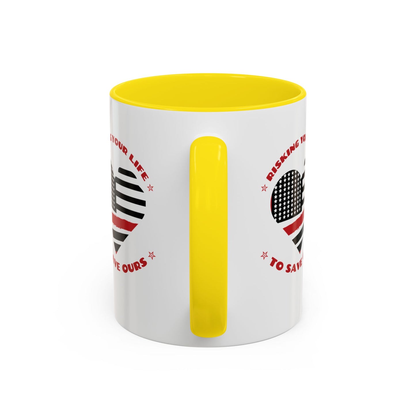 Firefighter Accent Coffee Mug – Risking your life to save ours