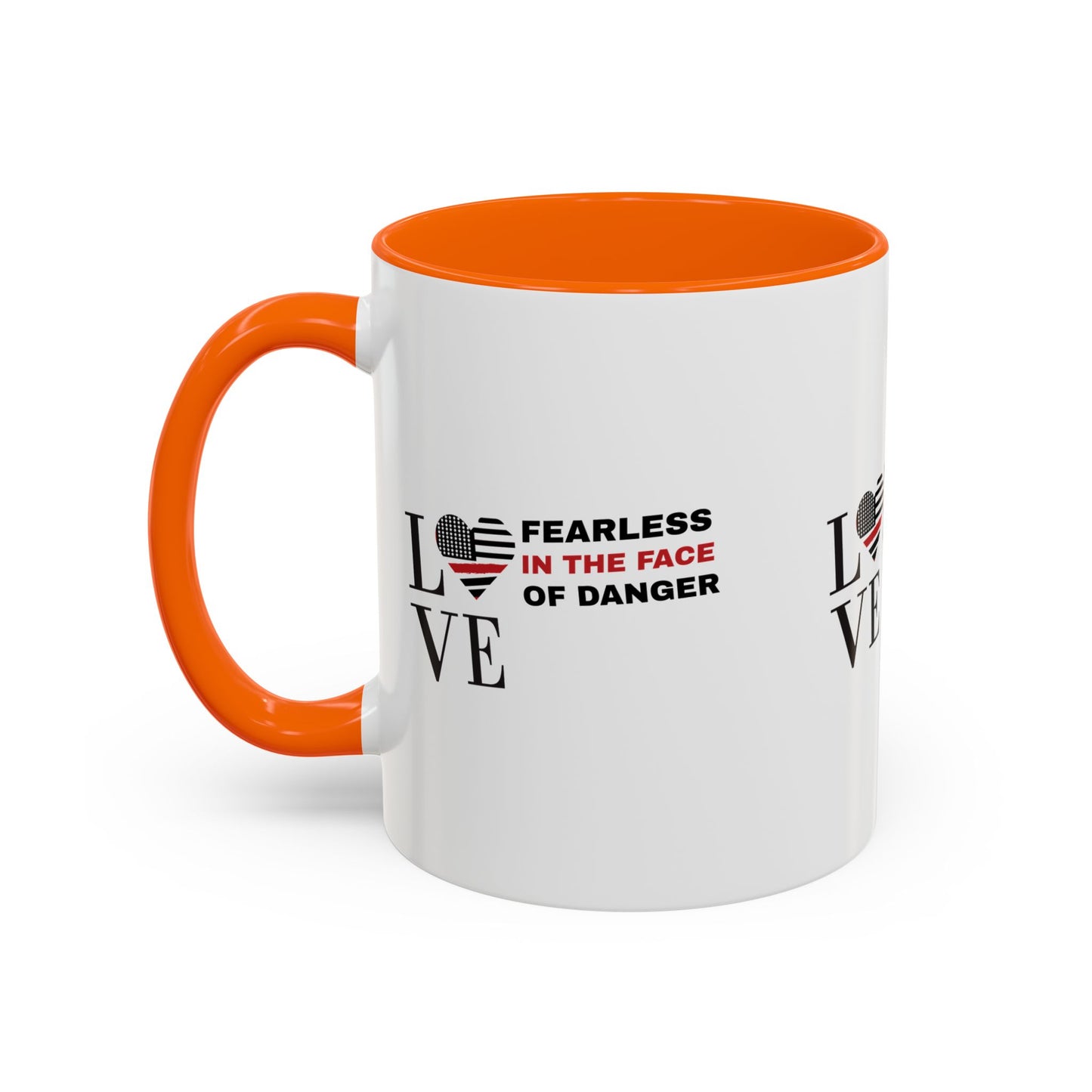 Firefighter Accent Coffee Mug – Fearless in the face of danger