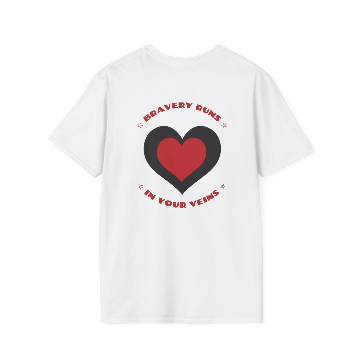 Firefighter Softstyle T-Shirt – Bravery runs in your veins