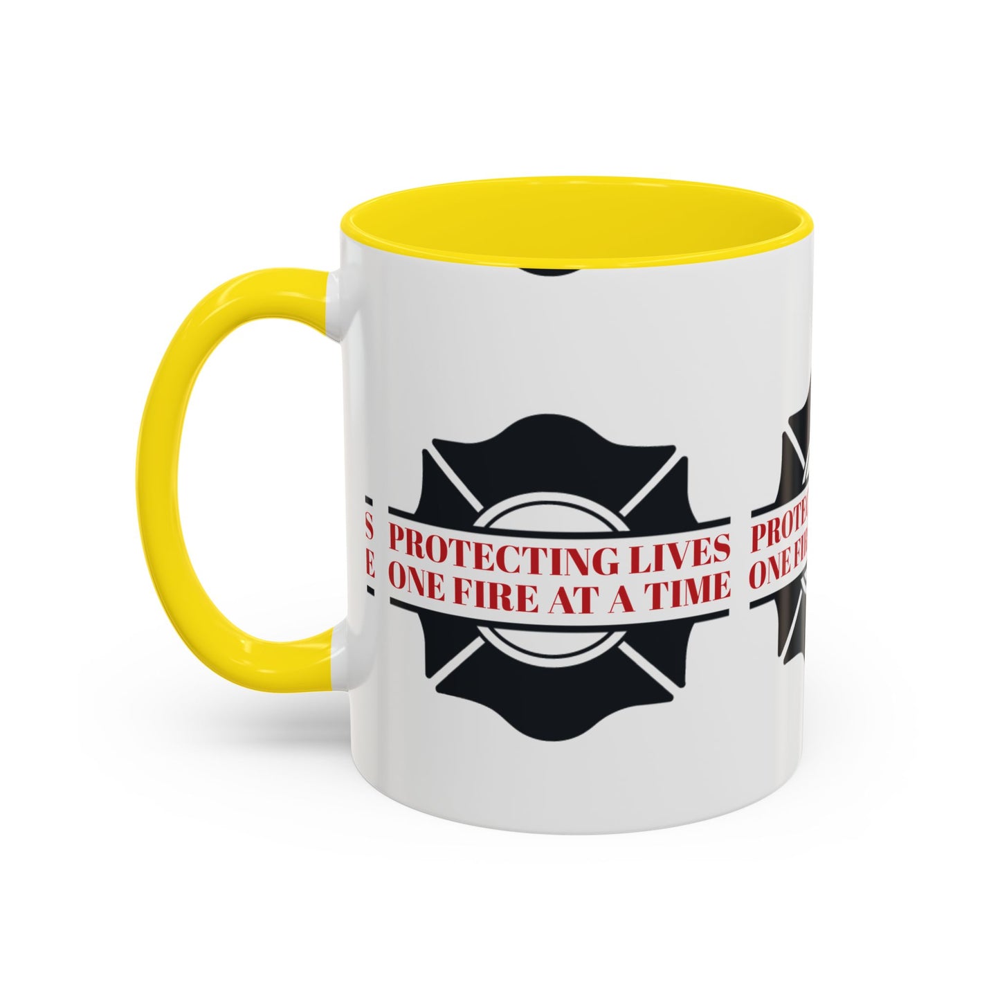 Firefighter Accent Coffee Mug – Protecting lives, one fire at a time