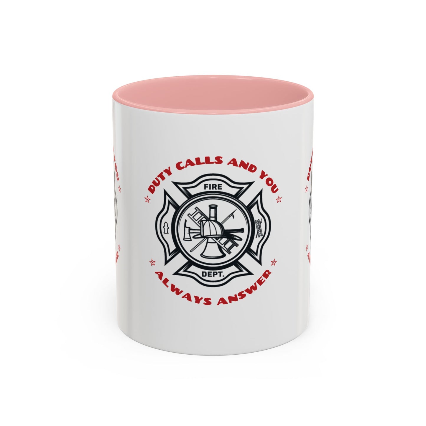 Firefighter Accent Coffee Mug – Duty calls, and you always answer