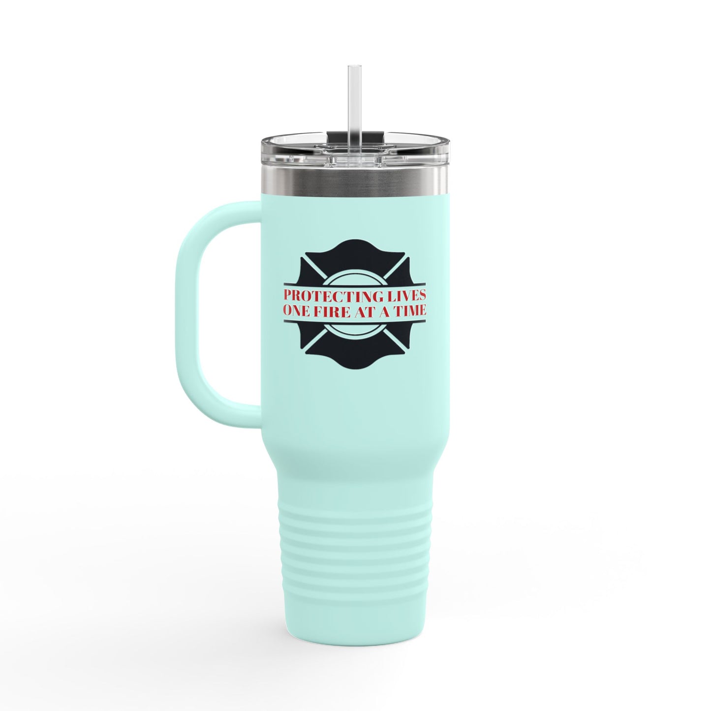 Firefighter Insulated Travel Mug, 40oz – Protecting lives, one fire at a time