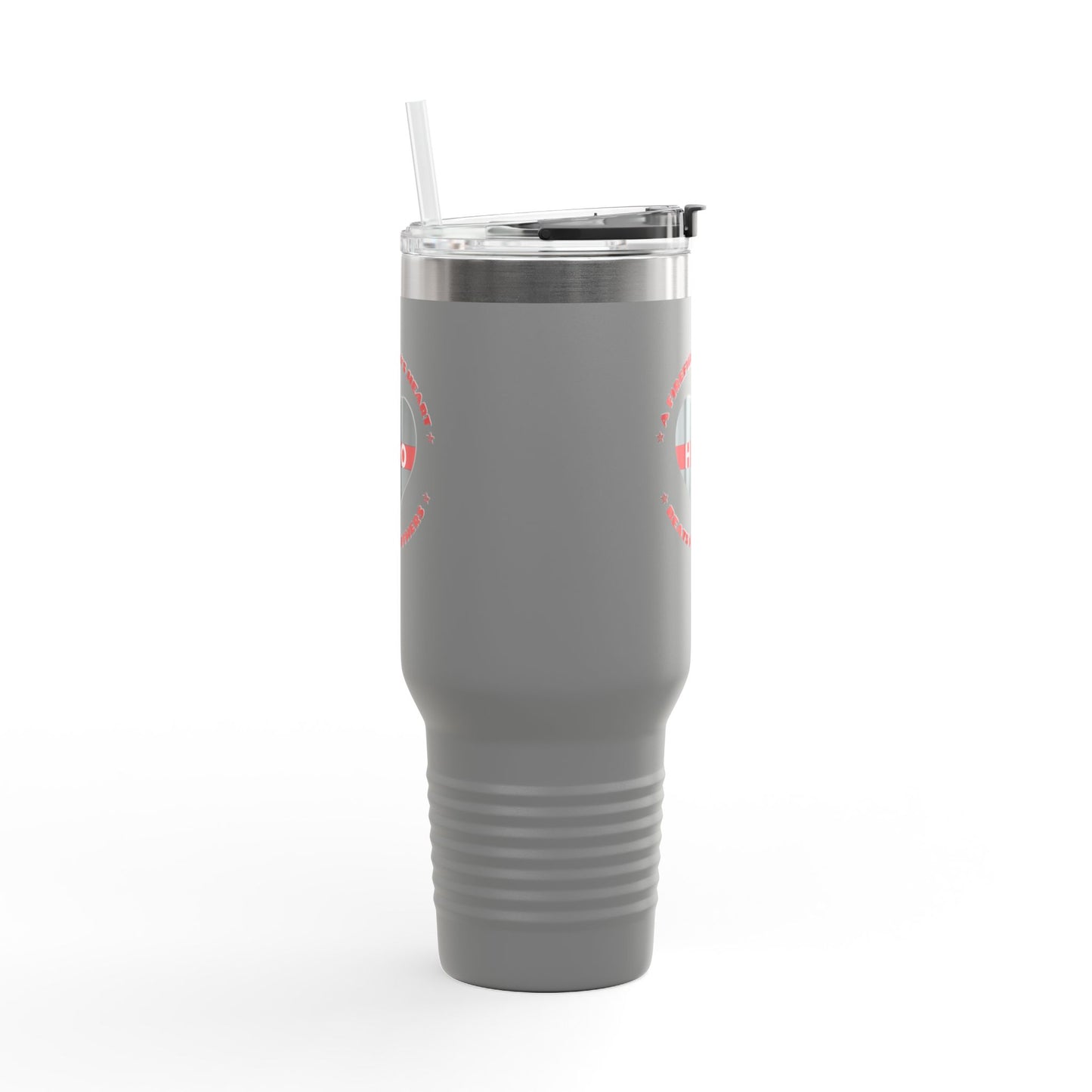 Firefighter Insulated Travel Mug, 40oz – A firefighter’s heart beats for others
