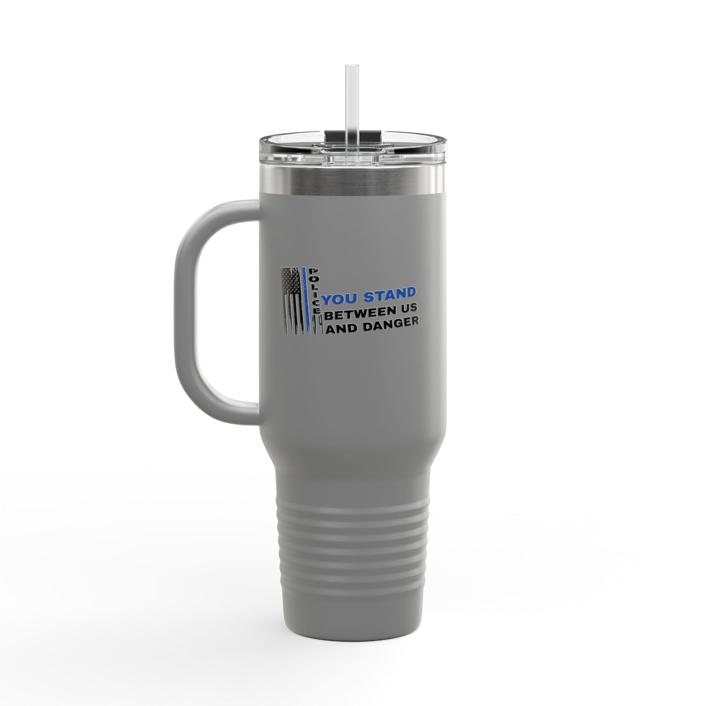 Police Insulated Travel Mug, 40oz – You stand between us and danger