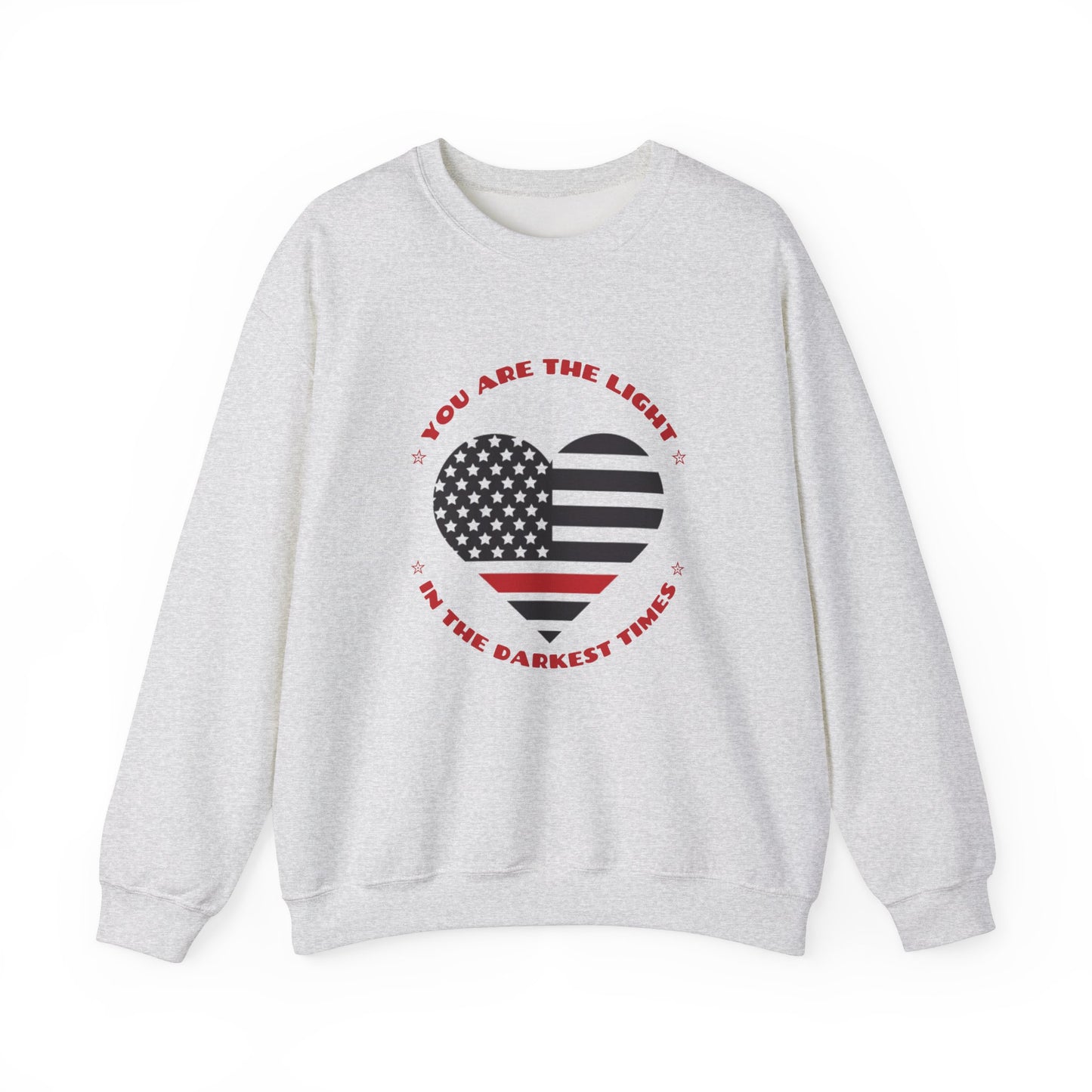 Firefighter Unisex Heavy Blend Crewneck Sweatshirt – You are the light in the darkest times