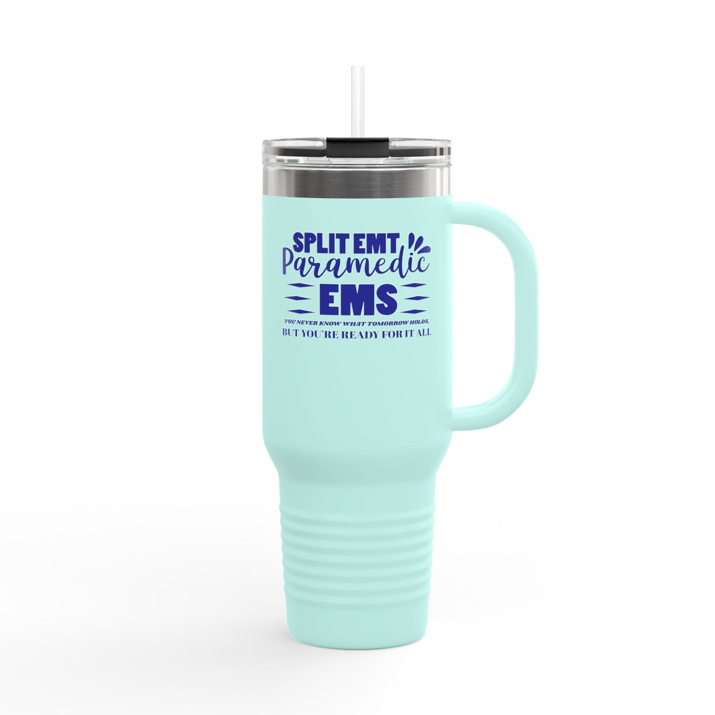 EMS Insulated Travel Mug, 40oz - You never know what tomorrow holds, but you’re ready for it all