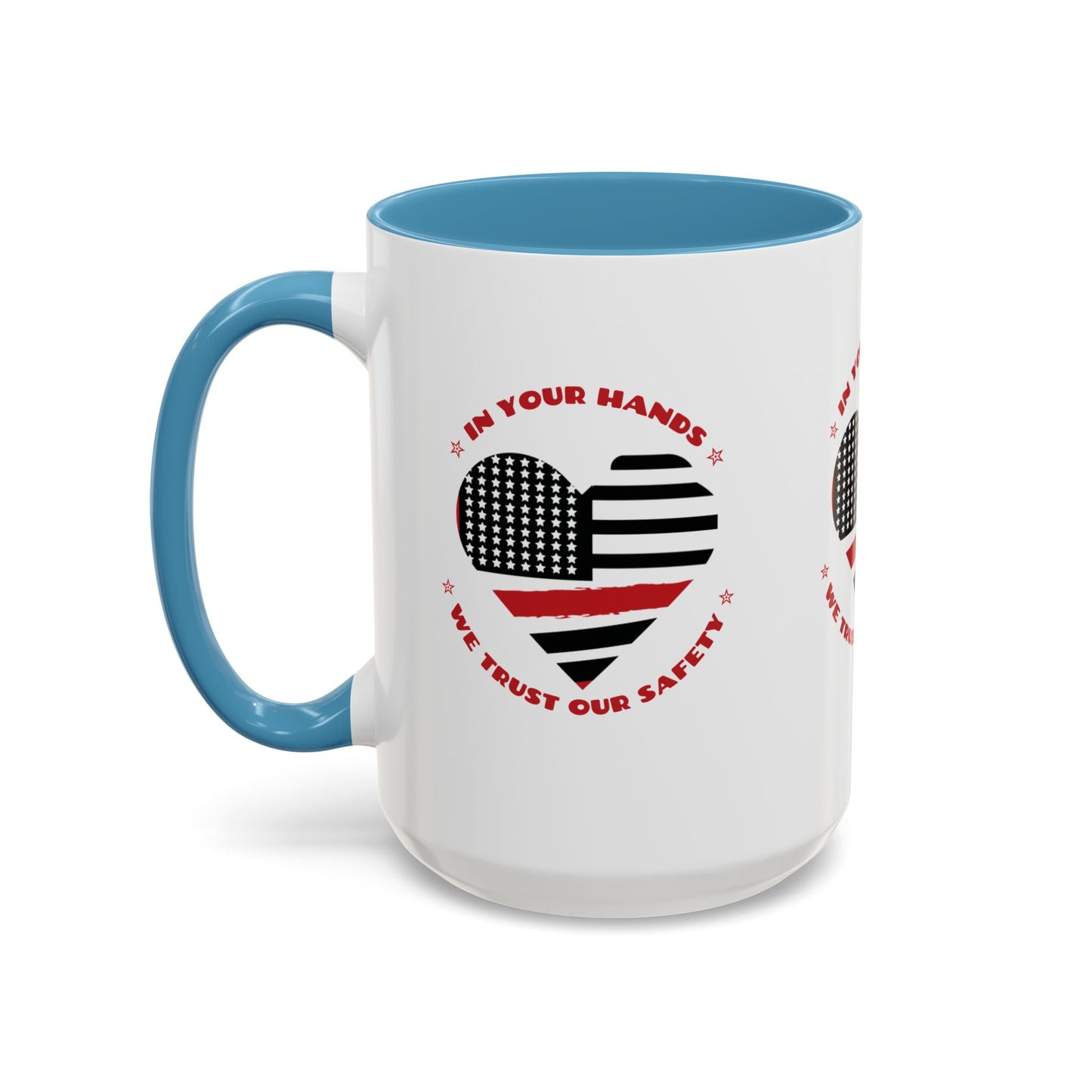 Firefighter Accent Coffee Mug – In your hands, we trust our safety