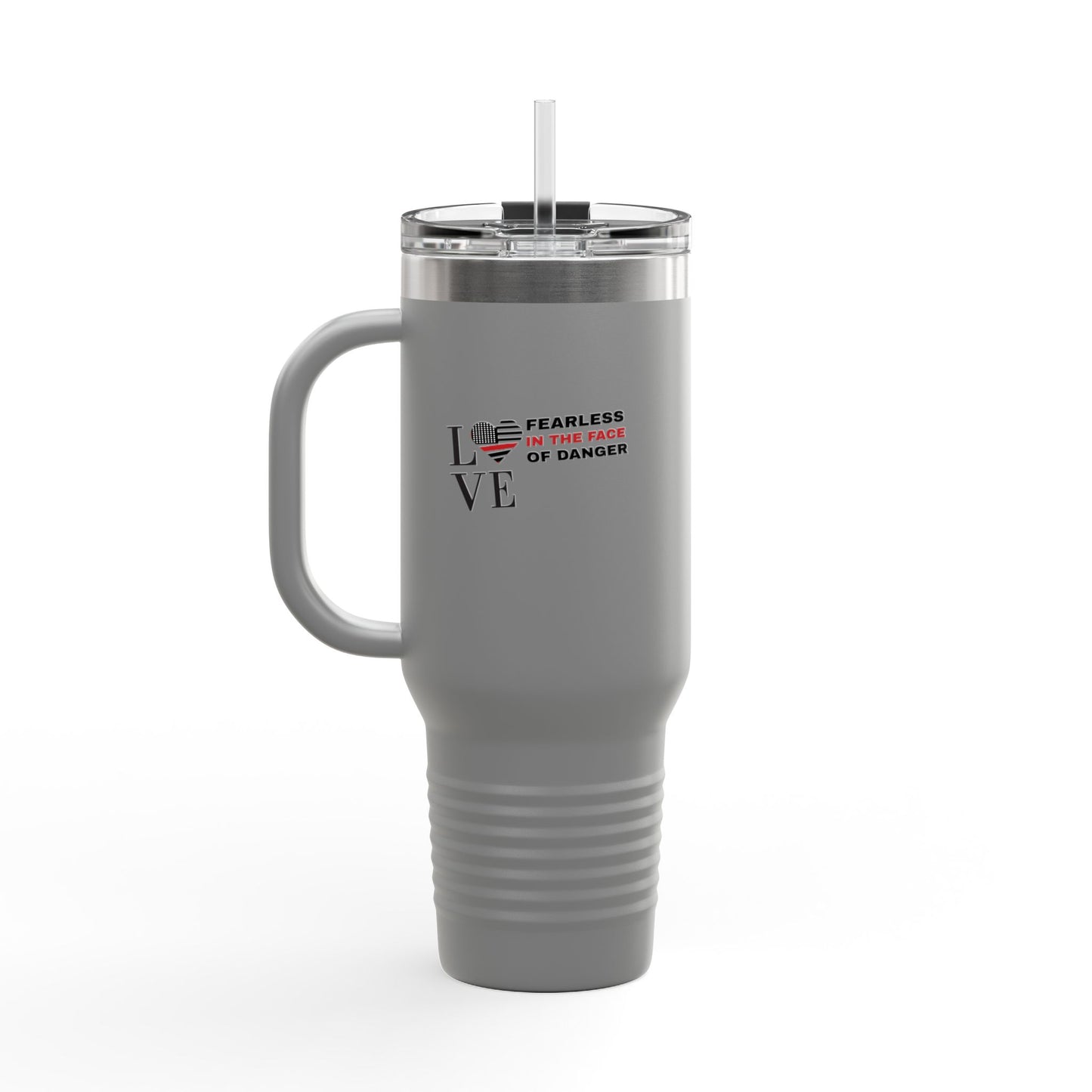 Firefighter Insulated Travel Mug, 40oz – Fearless in the face of danger