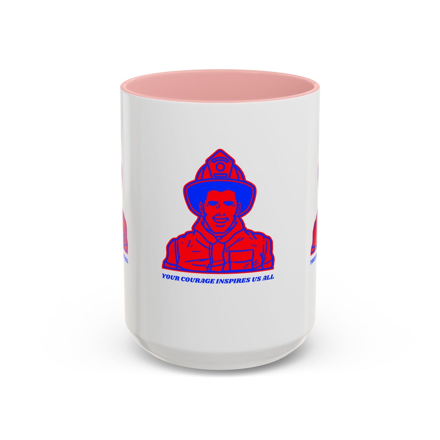 Firefighter Accent Coffee Mug – Your courage inspires us all