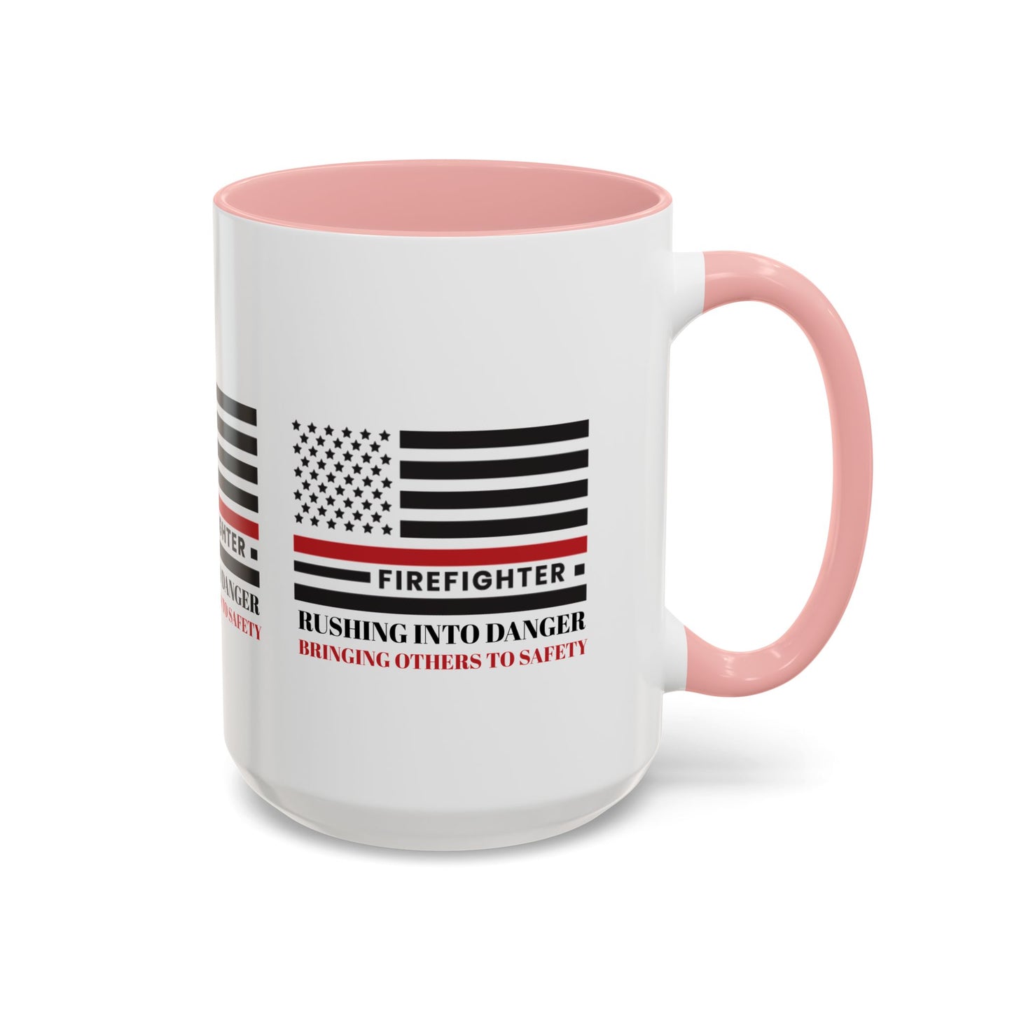Firefighter Accent Coffee Mug – Rushing into danger, bringing others to safety