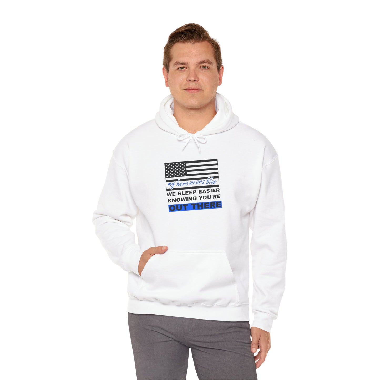 Police Hooded Sweatshirt – We sleep easier knowing you're out there