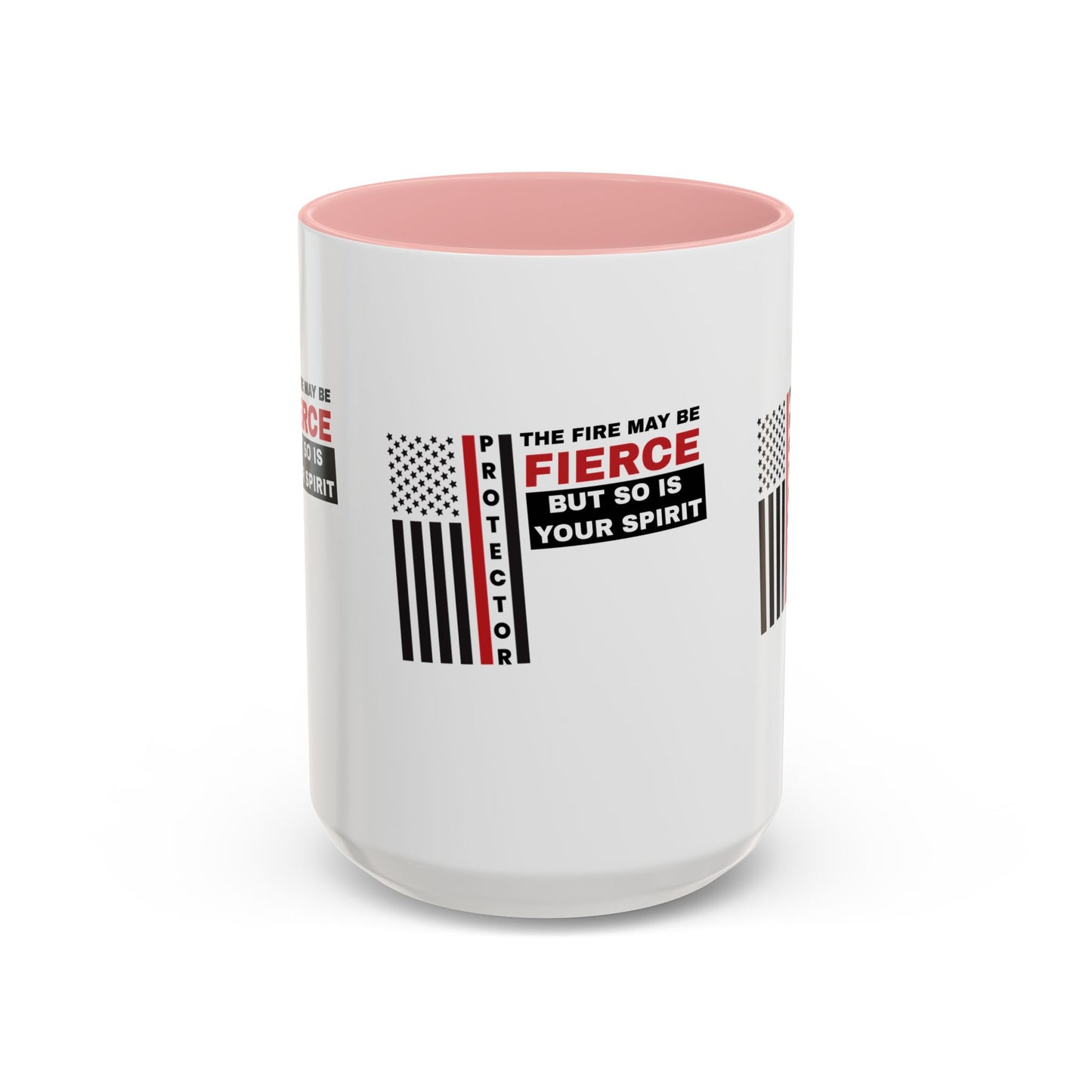 Firefighter Accent Coffee Mug – The fire may be fierce, but so is your spirit
