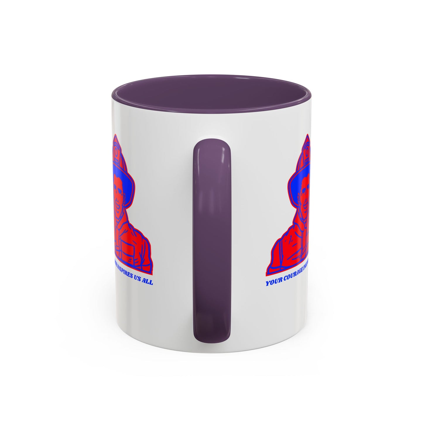 Firefighter Accent Coffee Mug – Your courage inspires us all