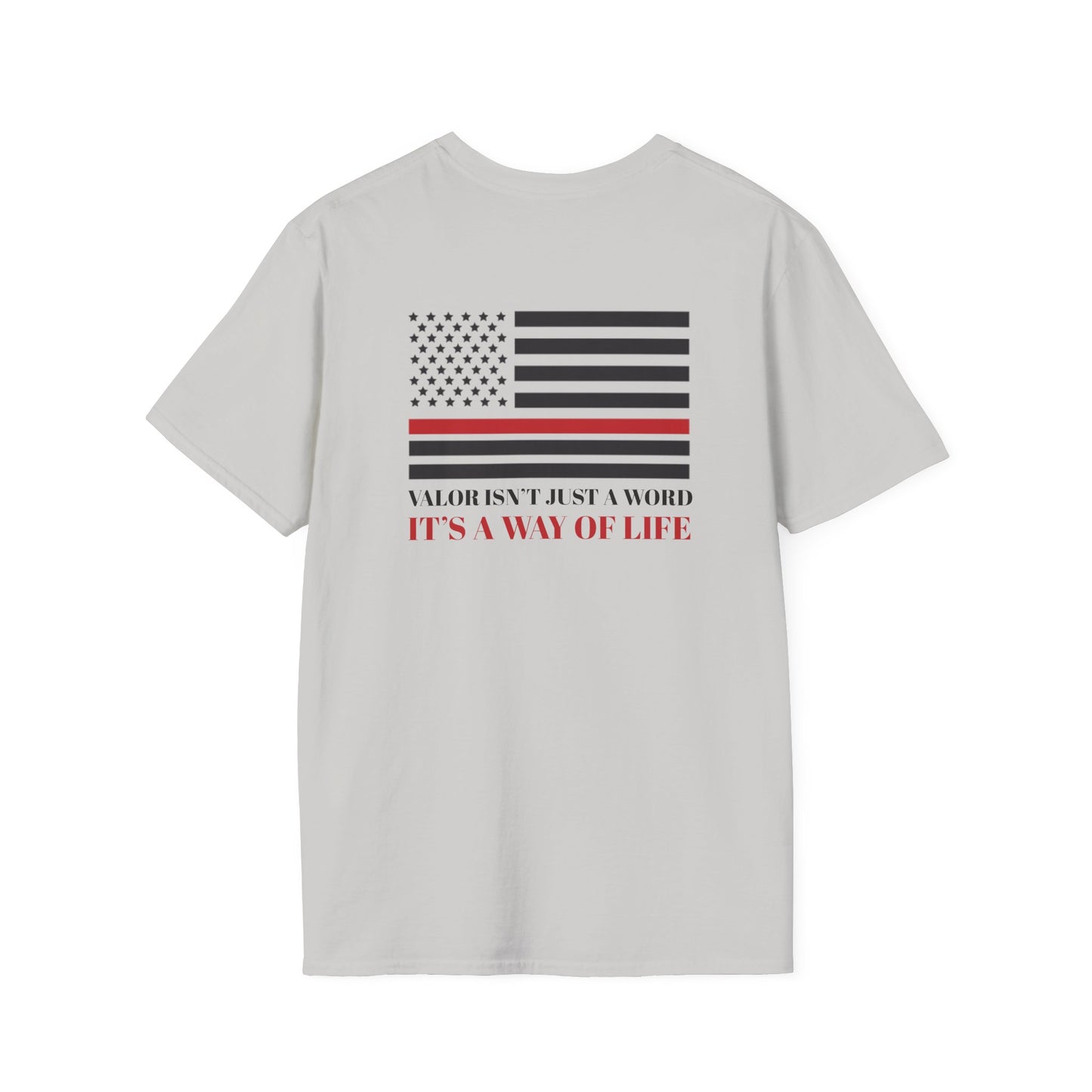 Firefighter Softstyle T-Shirt – Valor isn’t just a word—it’s a way of life