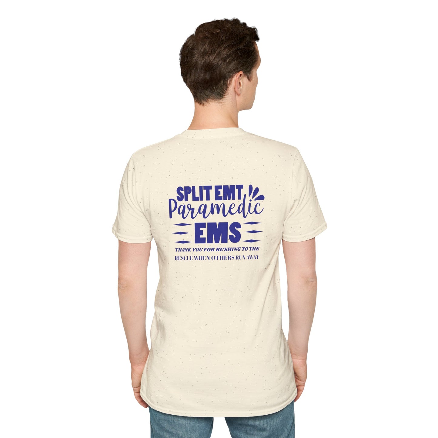EMS Inspiration Softstyle T-Shirt – Thank you for rushing to the rescue when others run away