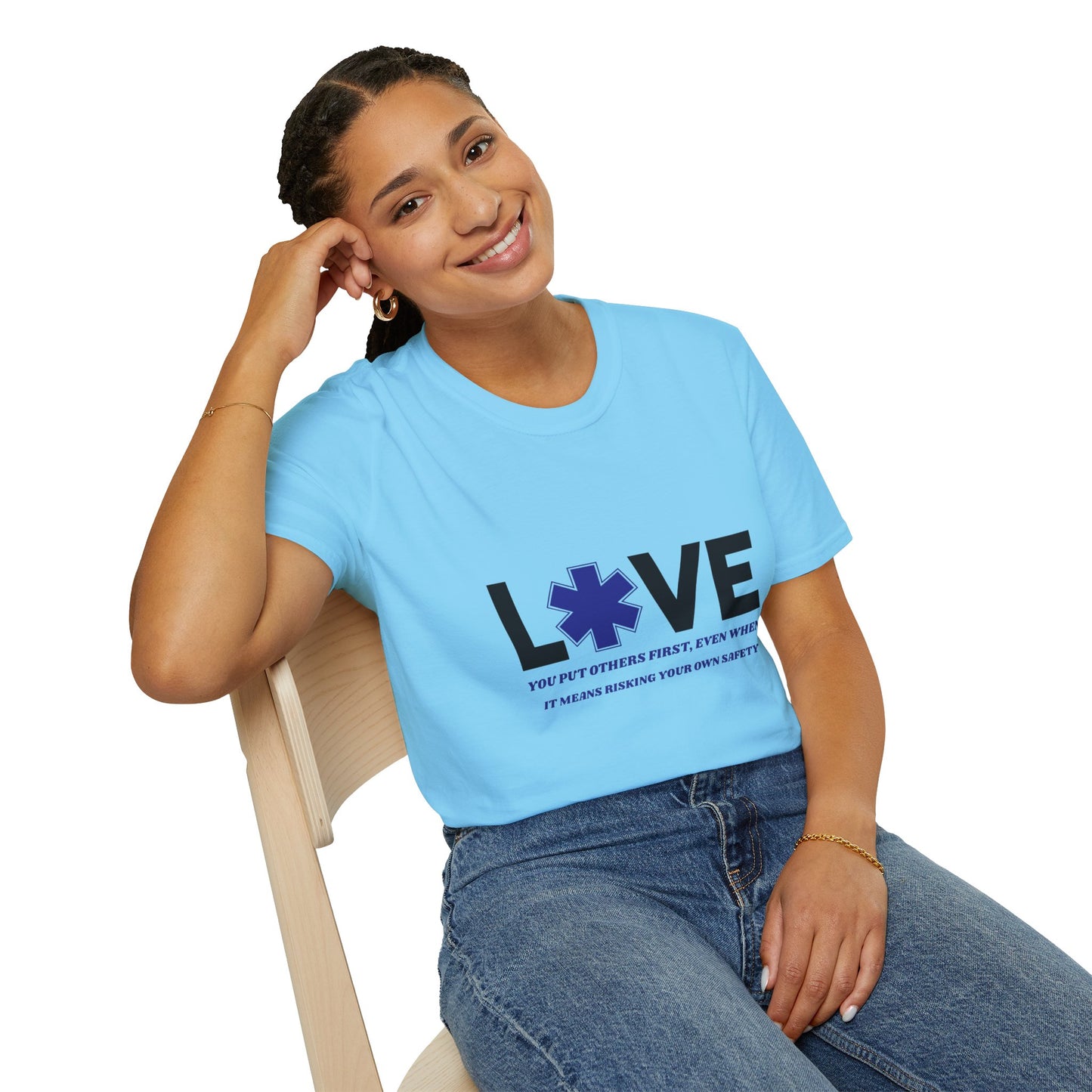 EMS Inspiration Softstyle T-Shirt – You put others first, even when it means risking your own safety