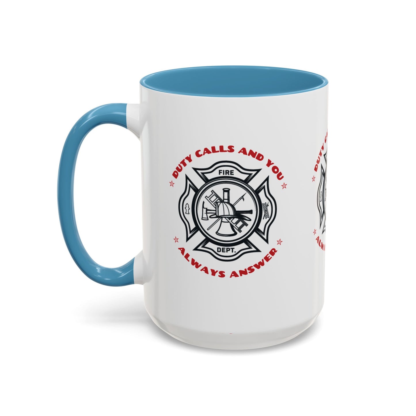 Firefighter Accent Coffee Mug – Duty calls, and you always answer
