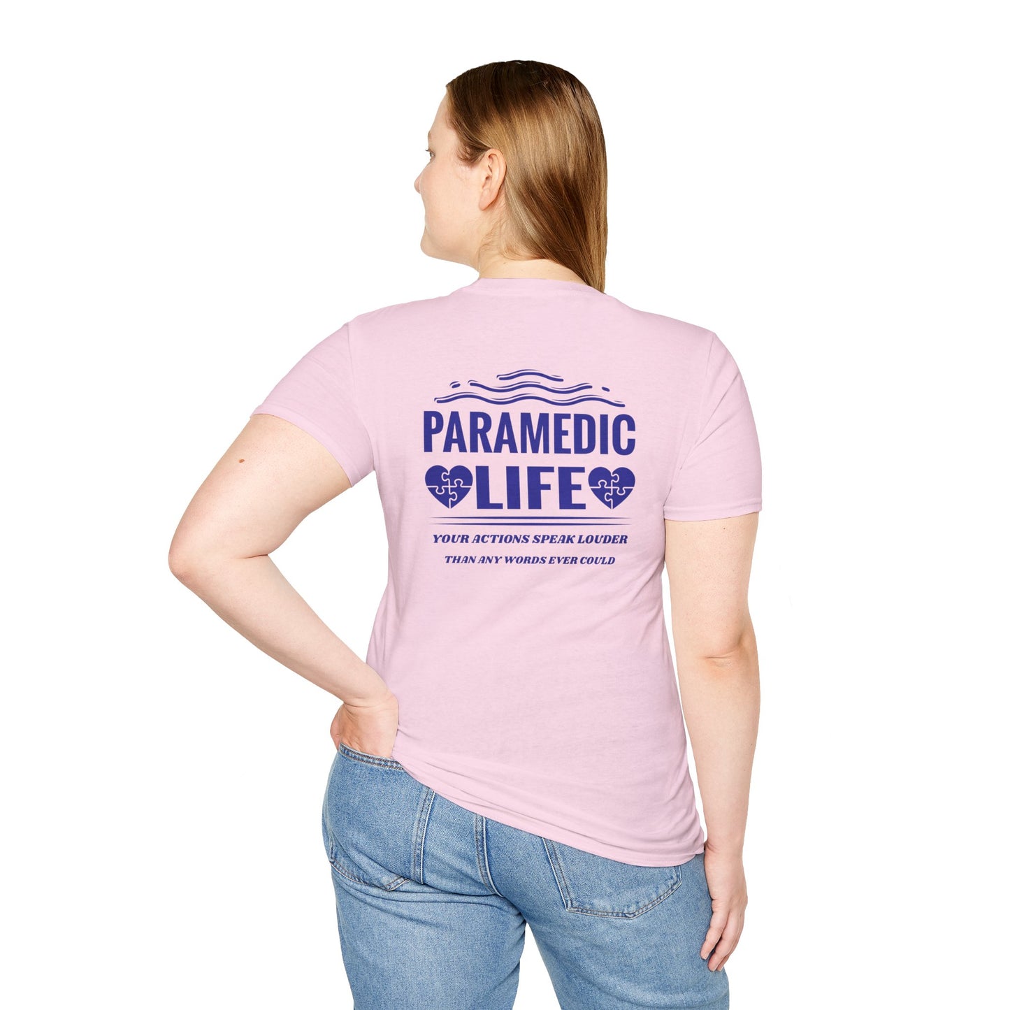 EMS Inspiration Softstyle T-Shirt – Your actions speak louder than any words ever could