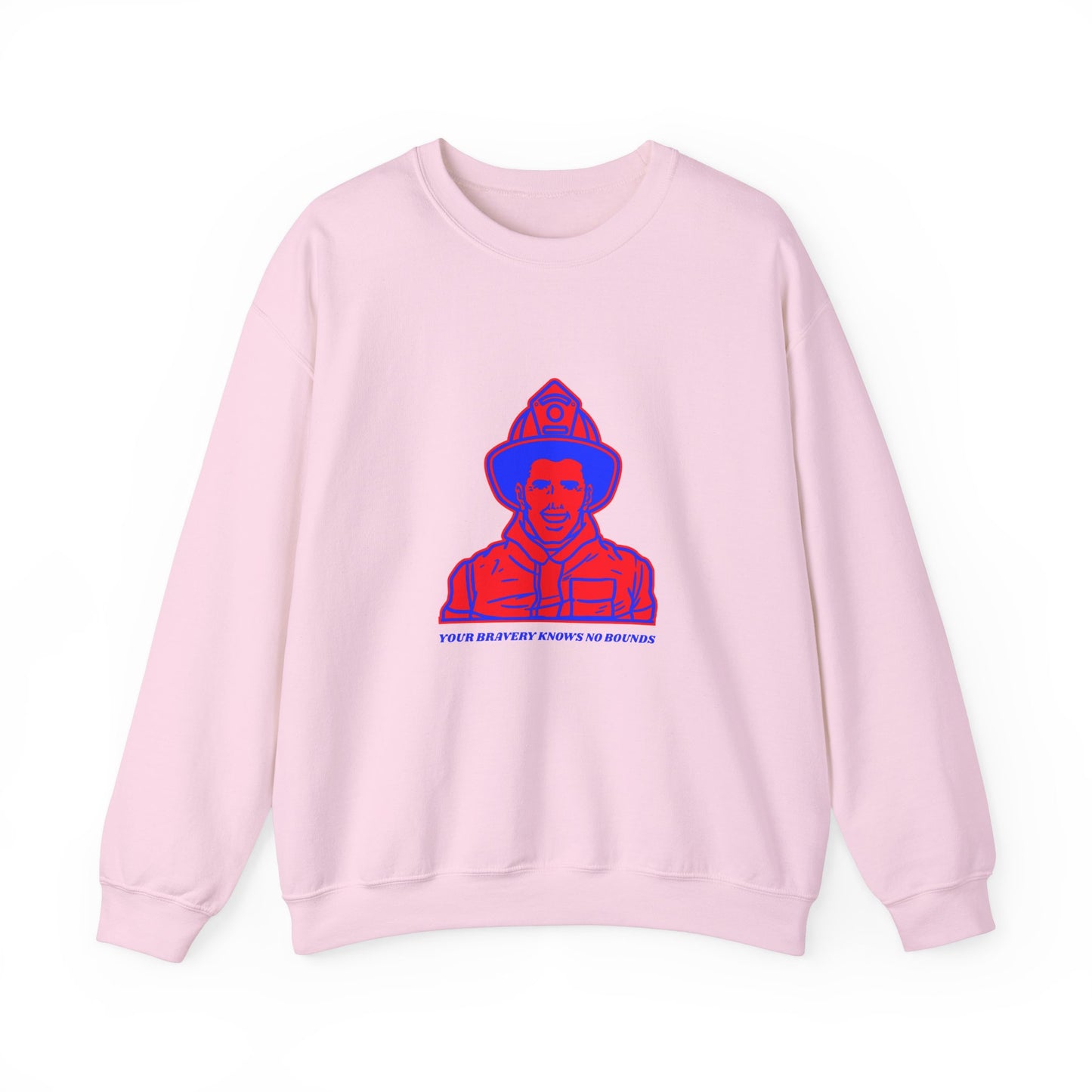 Firefighter Unisex Heavy Blend Crewneck Sweatshirt – Your bravery knows no bounds