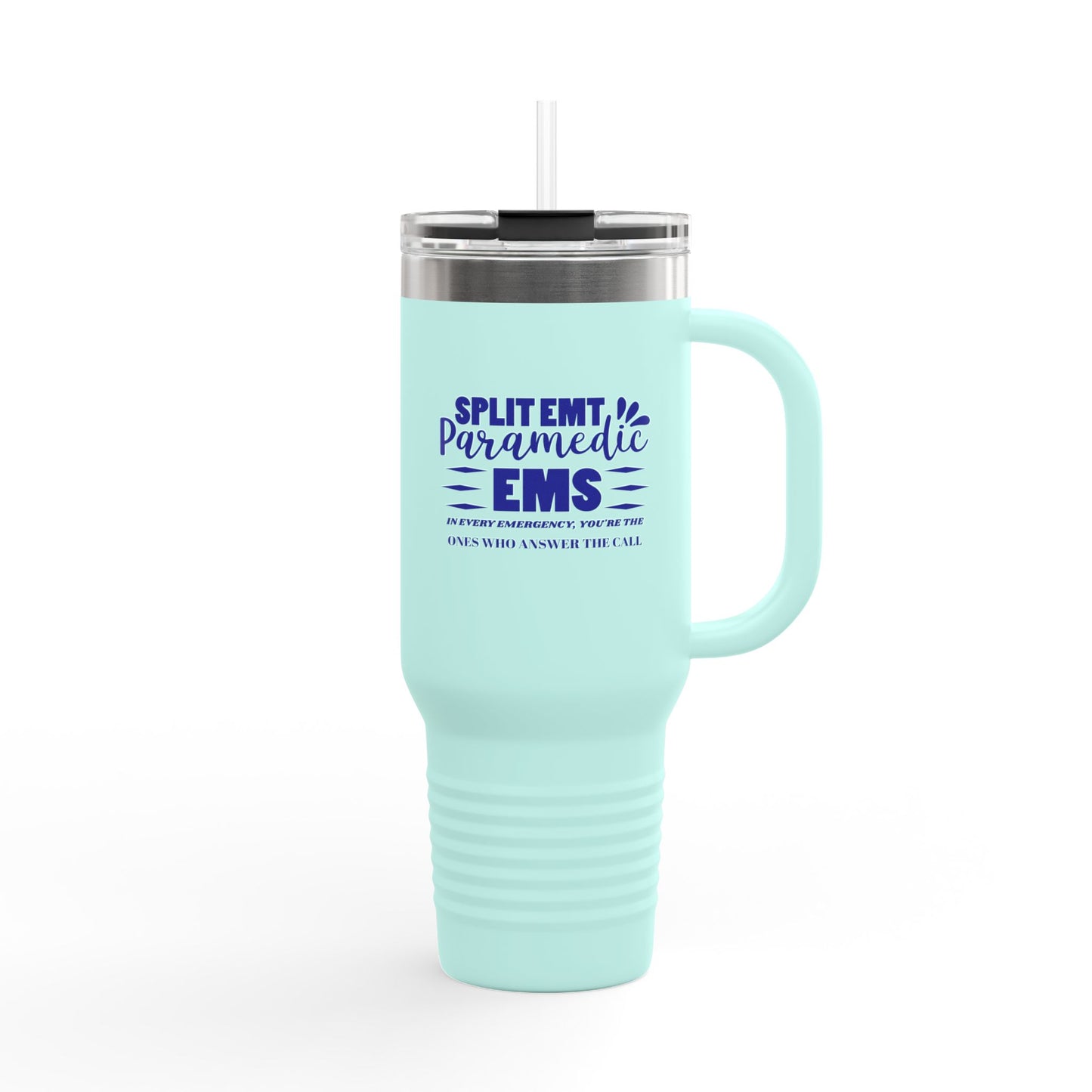 EMS Insulated Travel Mug, 40oz - In every emergency, you're the ones who answer the call